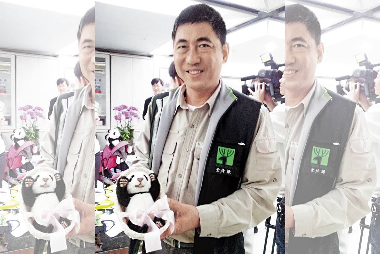 園長金仕謙強調，自己不知道動物園和廠商間有業務監督關係，且不能接受廠商捐款。（中央社）