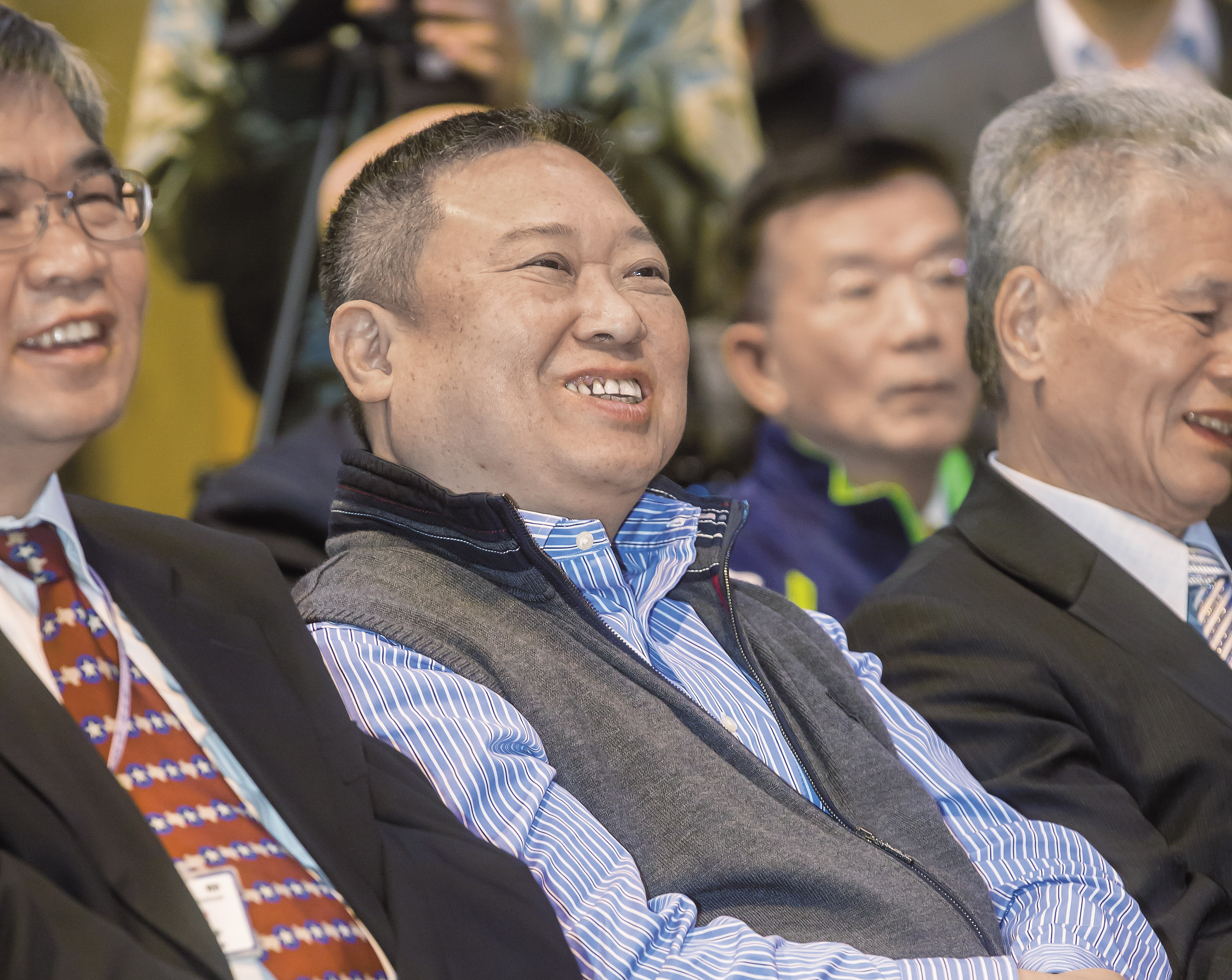 中華奧會主席林鴻道出身台北三重幫商業集團，致力體育活動推廣。