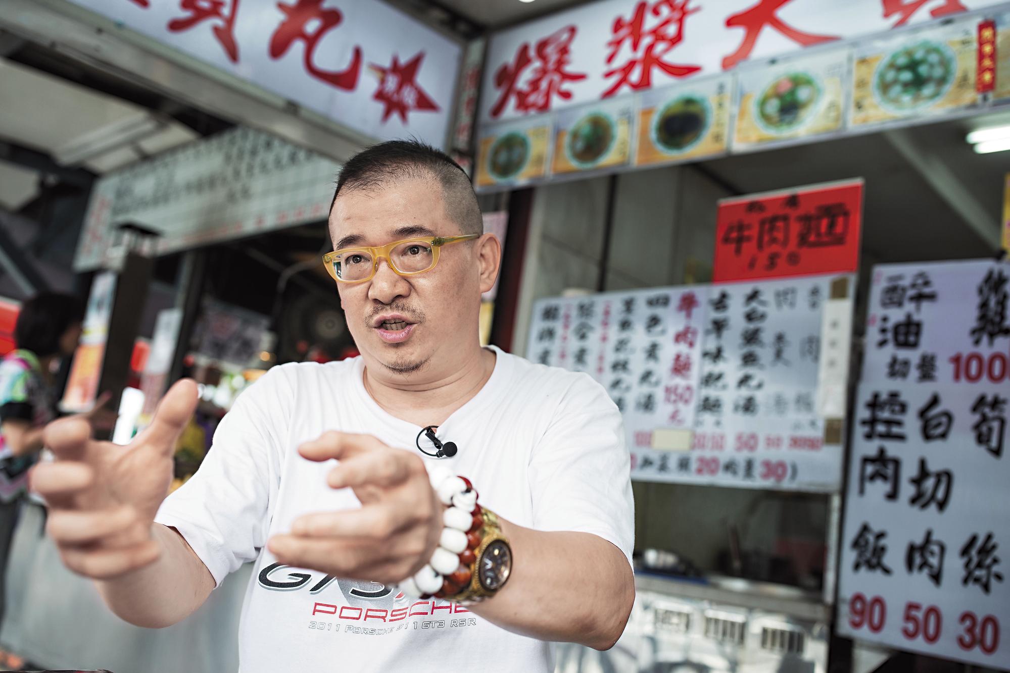 楊中化很驕傲，他的貢丸連續2年被美國CNN電視選為來台必吃的40家美食之一。