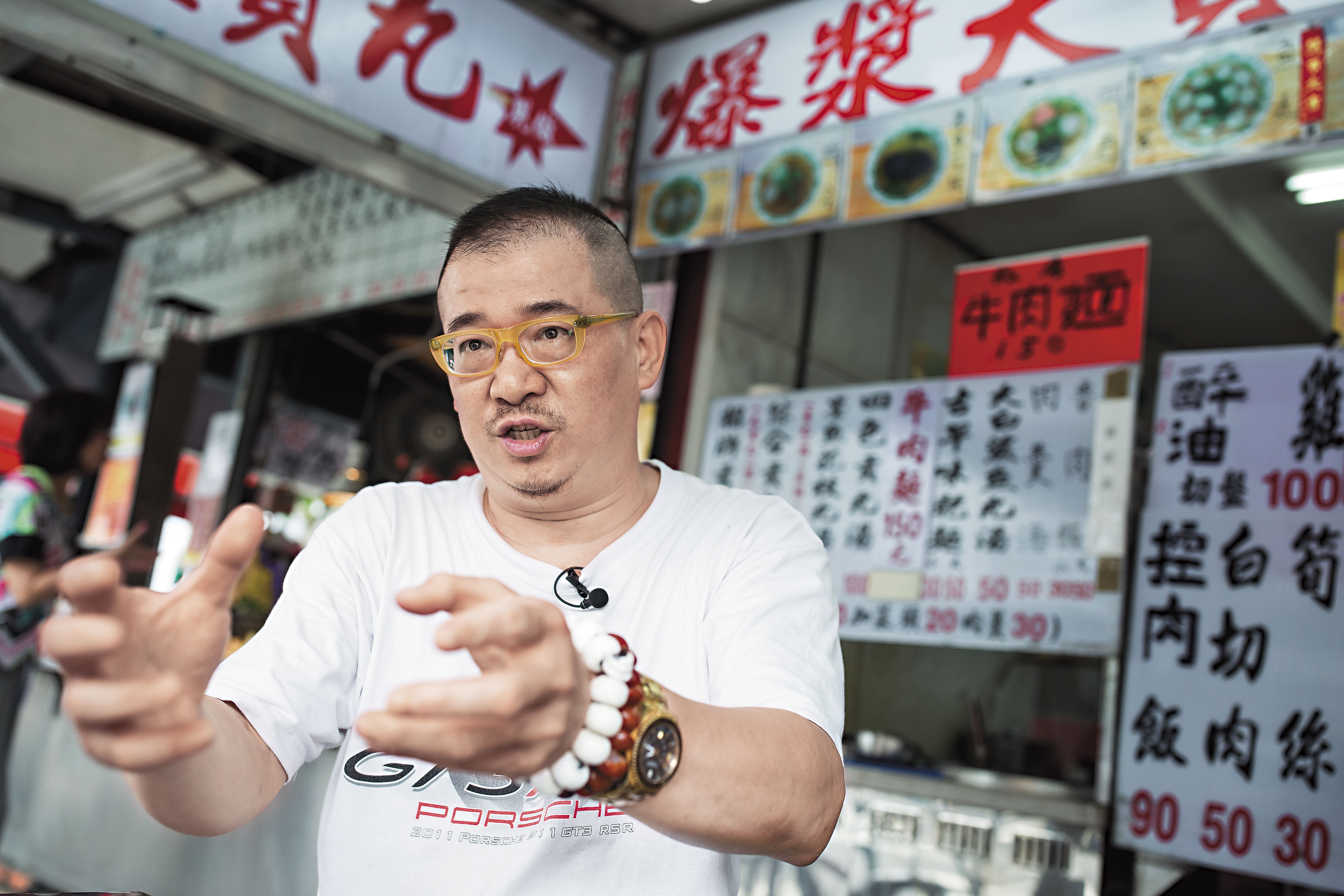 楊中化很驕傲，他的貢丸連續2年被美國CNN電視選為來台必吃的40家美食之一。