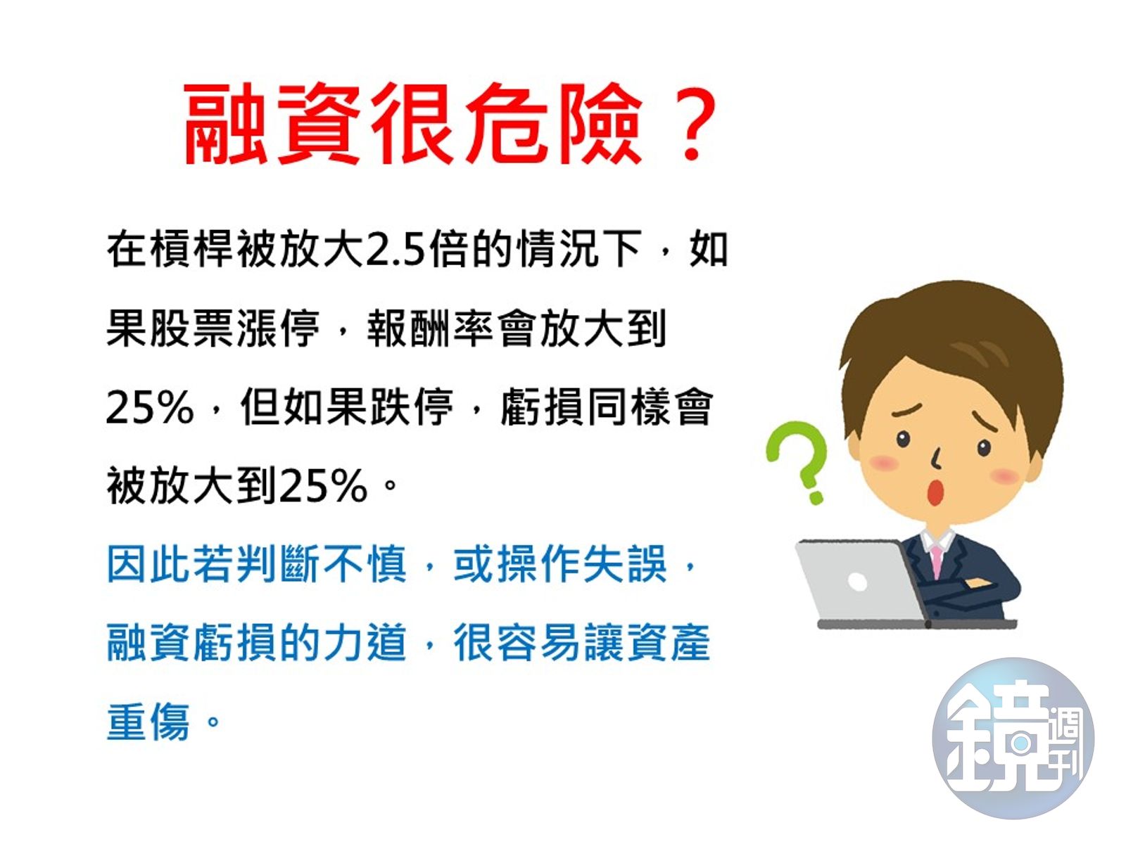 投資股票超easy】融資買股真的危險嗎？趕緊來一探究竟- 鏡週刊Mirror Media