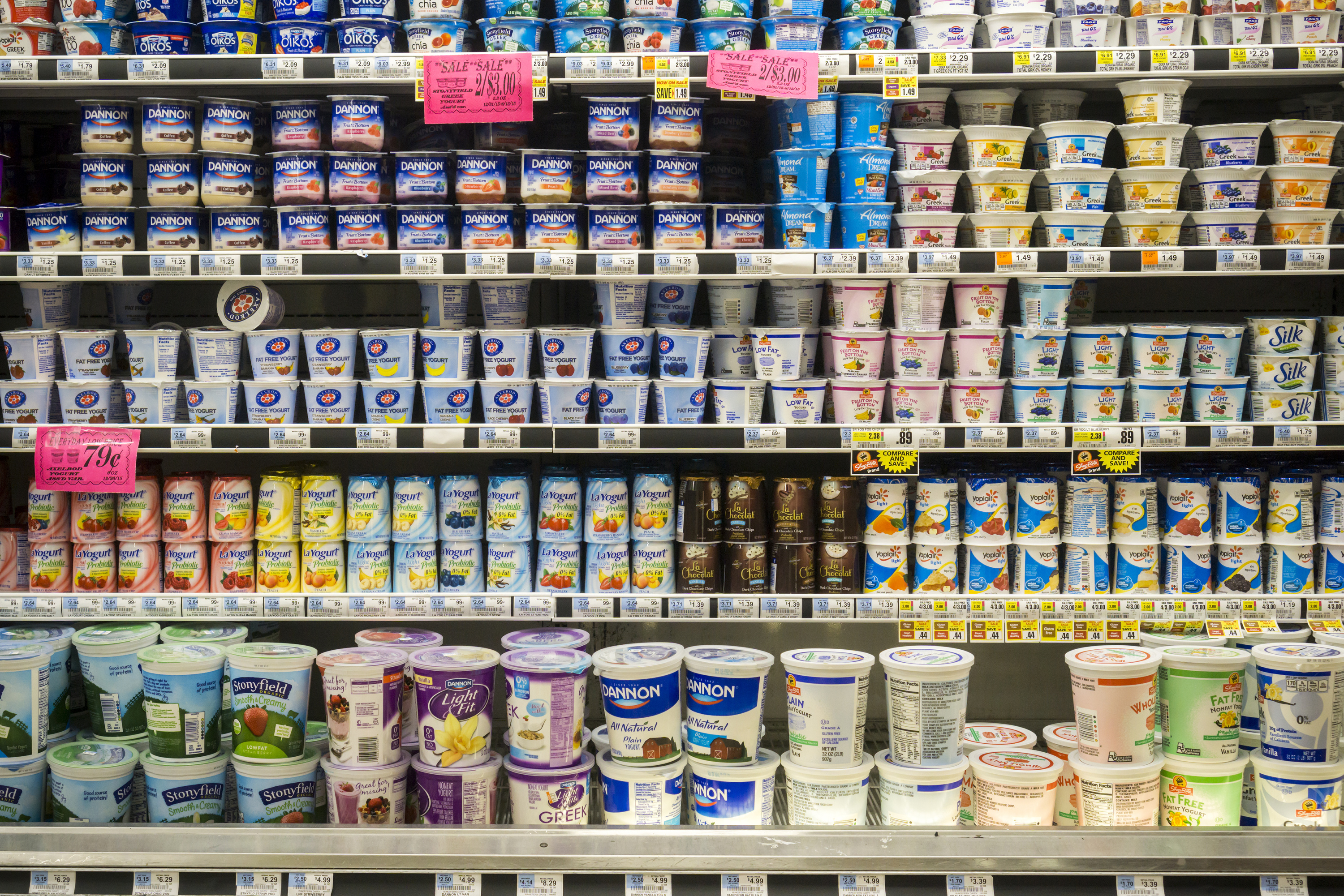 近年來優格在日本市場接受度大增，產品非常多樣化。