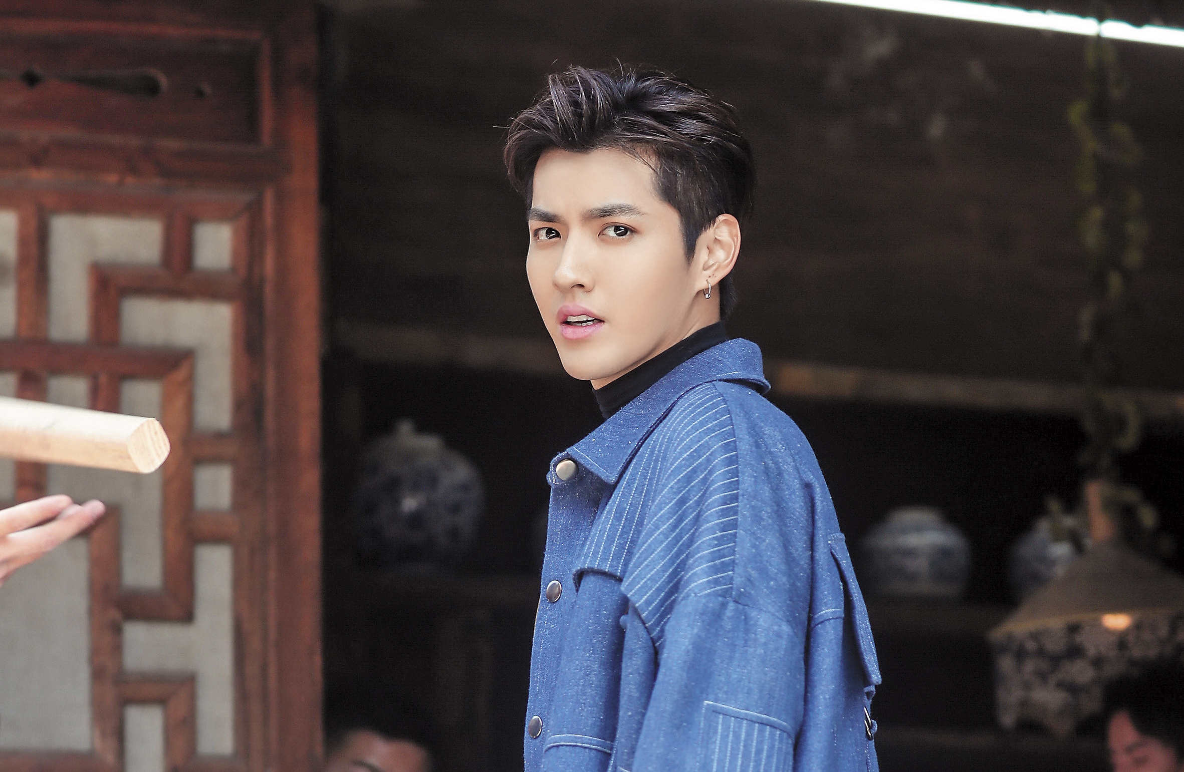 吳亦凡是中國當紅的偶像，演了多部電影，卻一直被批為面癱演技小生。（東方IC）