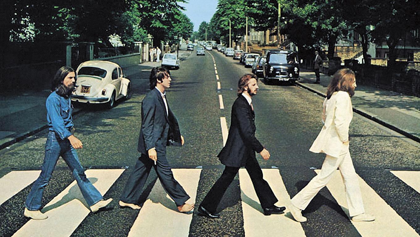 Beatles的著名專輯封面（翻攝自網路）