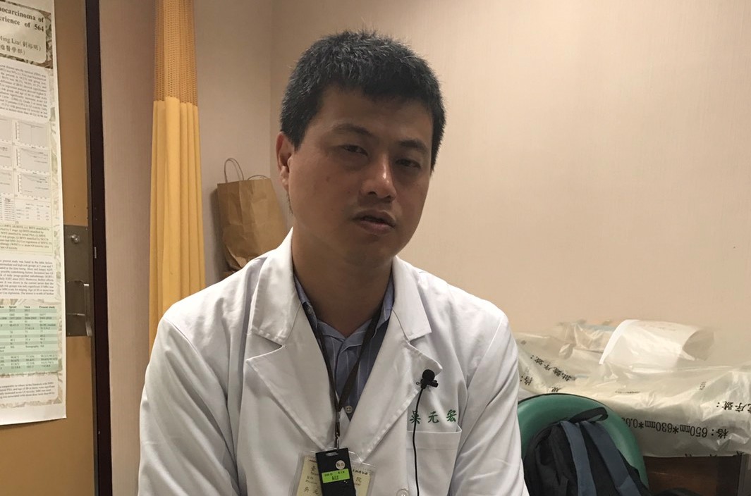 台北榮總放射腫瘤科主治醫師吳元宏。