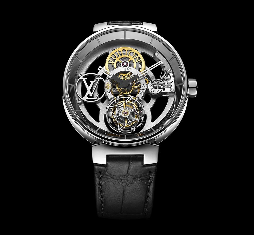 Tambour Moon Flying Tourbillon “Poinçon de Genève”是品牌第二款具備日內瓦印記的陀飛輪腕錶。