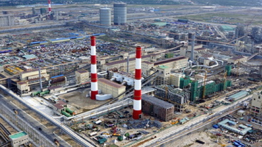 台塑河靜廠歷經9年,才終於產出第一塊扁鋼胚,一圓王永慶的「鋼鐵夢」。(翻攝自台塑越南河靜鋼廠官網)