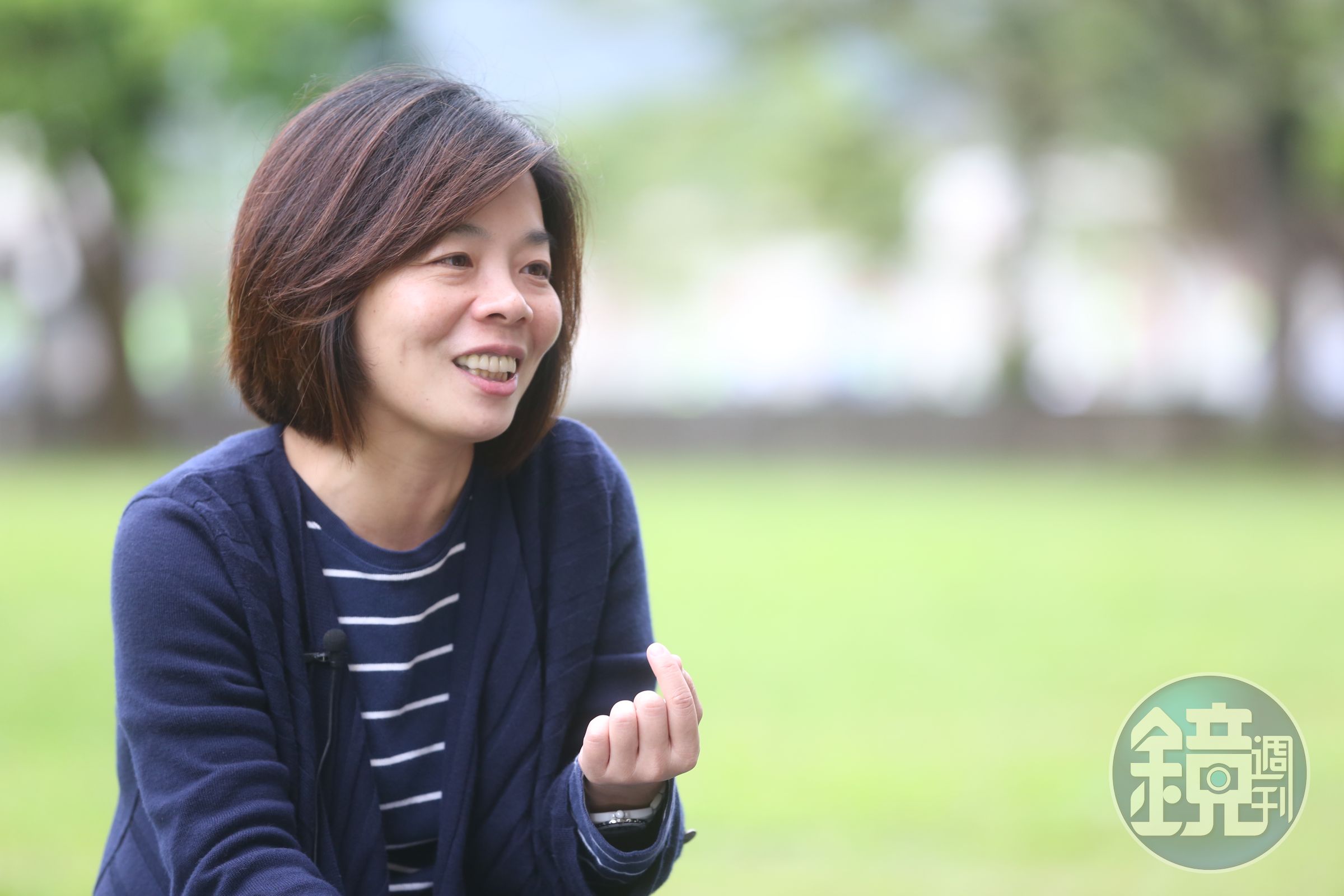 詹青蓉小時候家境不好，但家庭教育讓她對弱勢的孩子更有耐心。