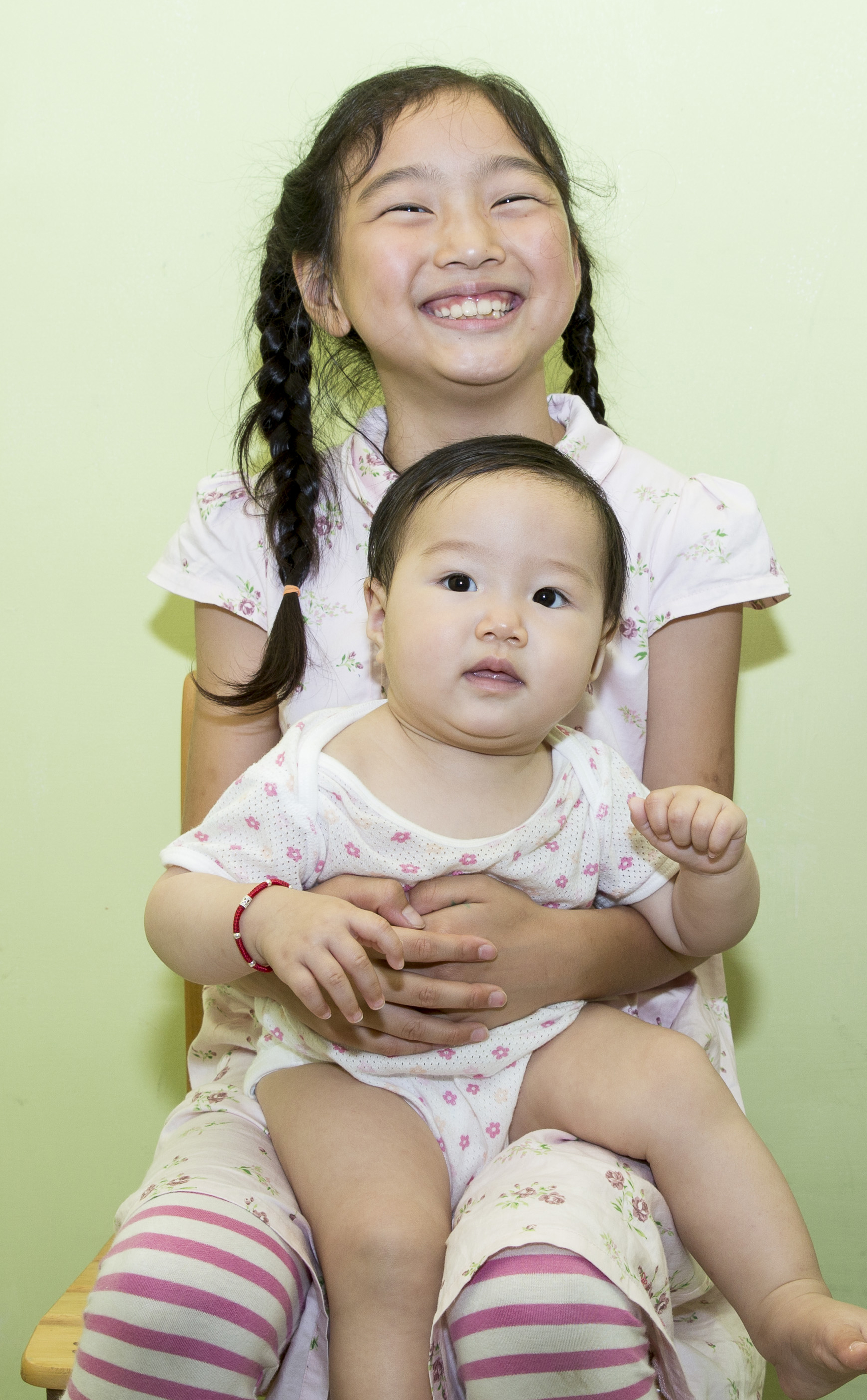 雖然已經有一個妹妹,但媽媽再次懷孕時,珮云仍希望是女生,因為可以一起玩。