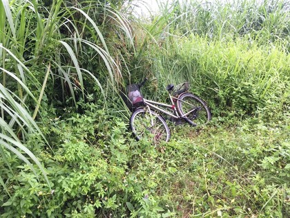 家屬發現老翁腳踏車，卻不見人影，立刻報警。