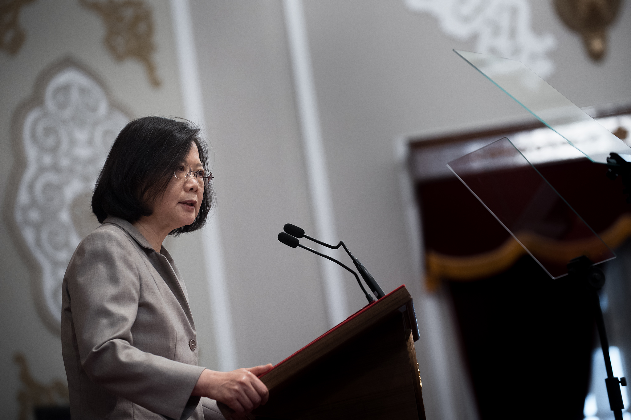 總統蔡英文於臉書發表六四談話，呼籲中國以文明方式處理李明哲案，讓他早日平安回家。（翻攝自總統府flickr相簿）