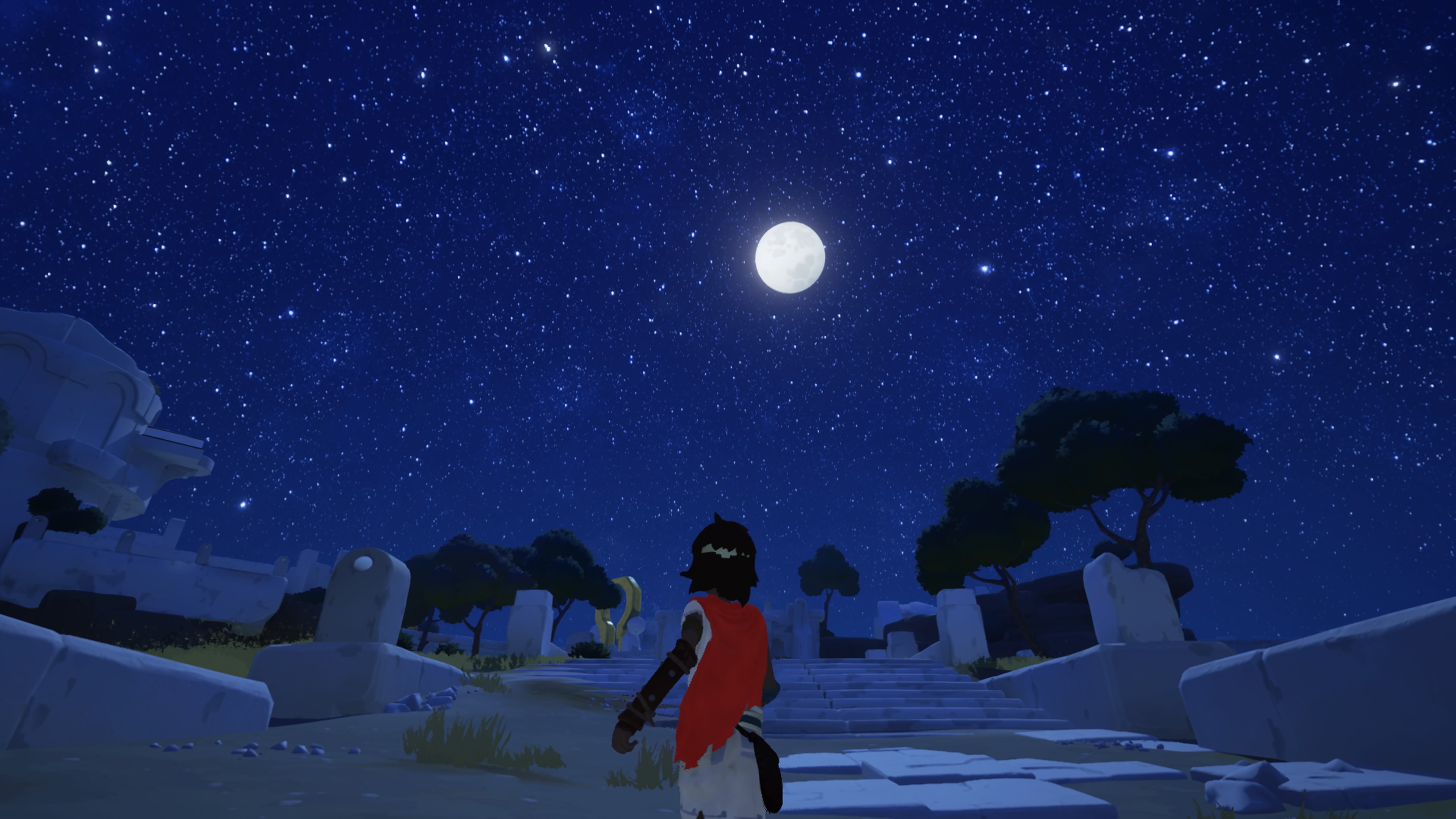 夜裡的星空也是美不勝收!(圖片來源:遊戲實機截圖)