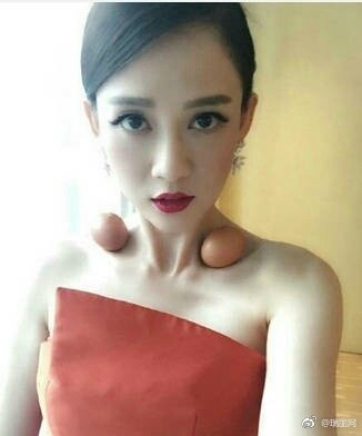陳喬恩曾在鎖骨立蛋,炫耀自己有多瘦。