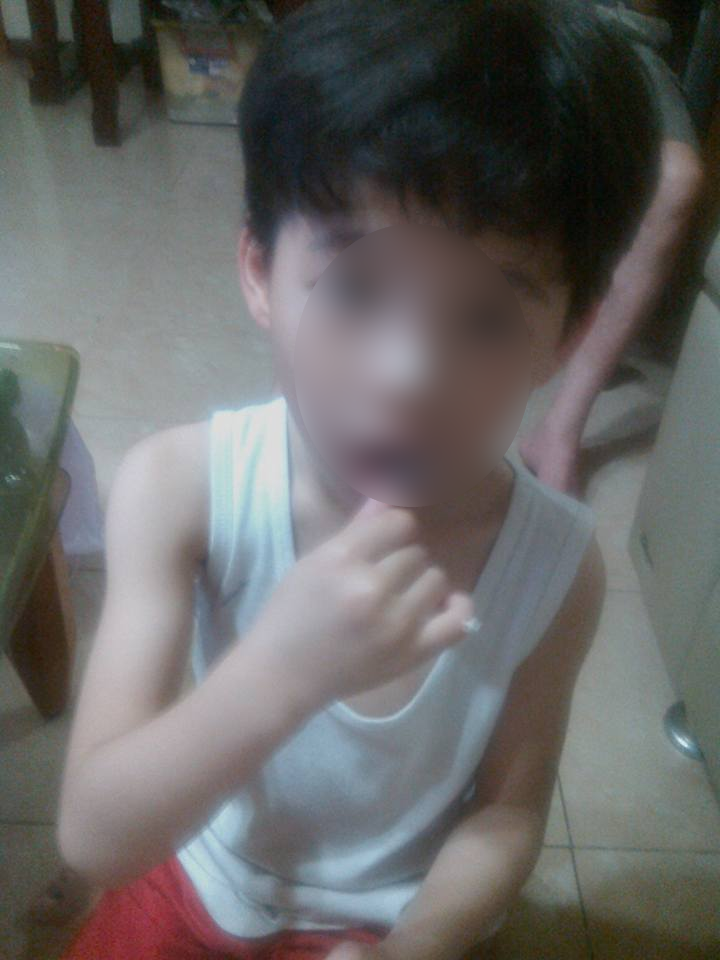 李庭瑜之前在臉書放上兒子的照片,還親暱地叫他寶貝。