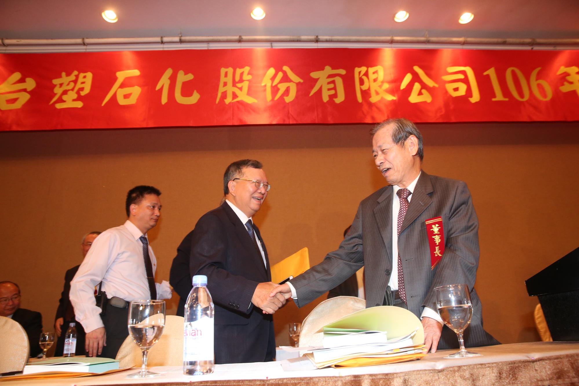 台塑化8日召開股東會，總裁王文淵意外缺席。