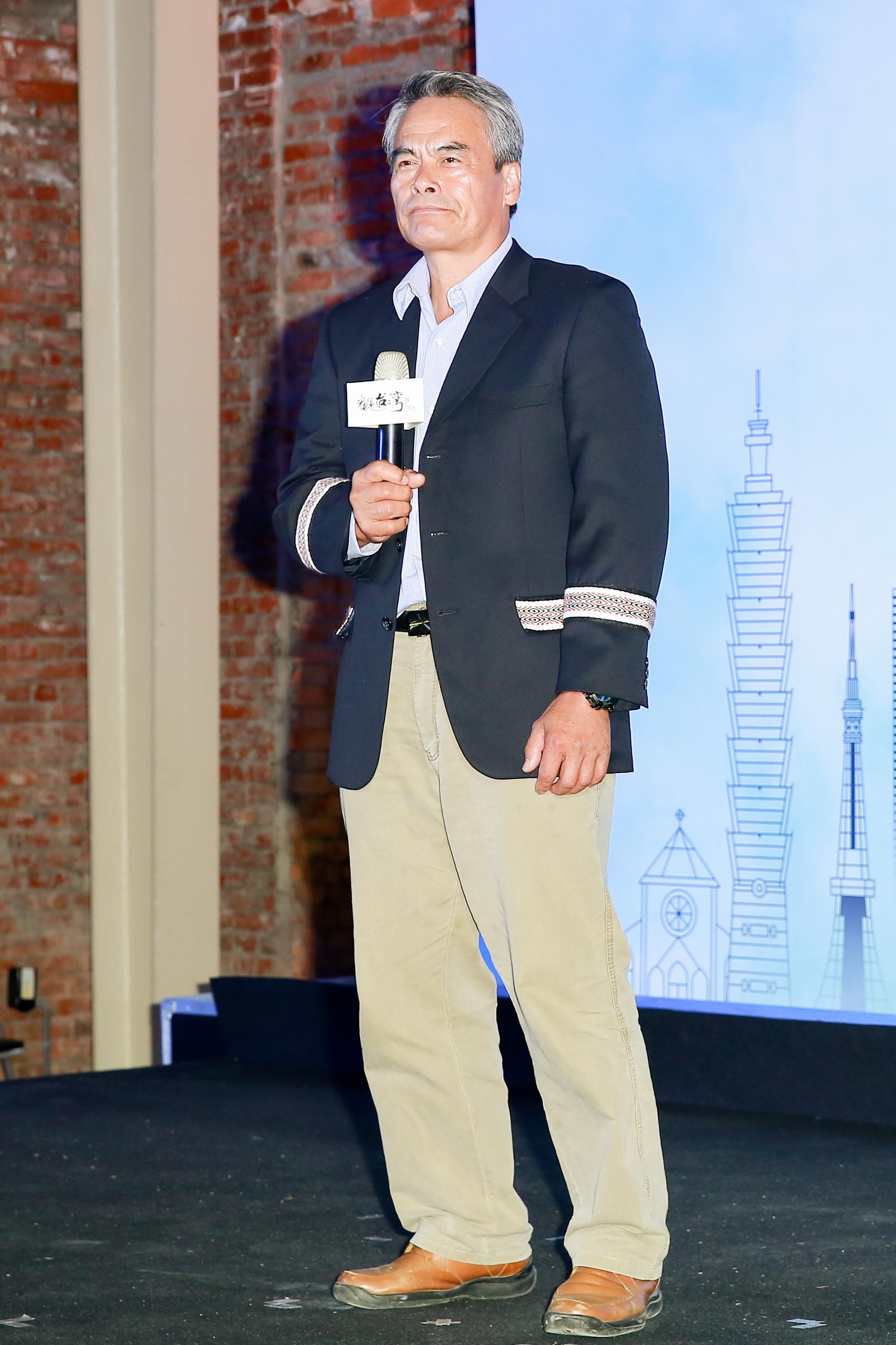 林慶台也在開拍記者會上站台。