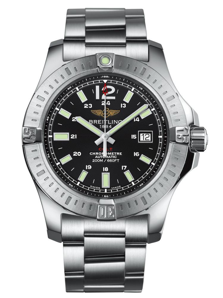 BREITLING Colt Automatic/功能:時、分、秒、日期顯示/機芯:自動上鍊機芯/建議售價:NT$119,100