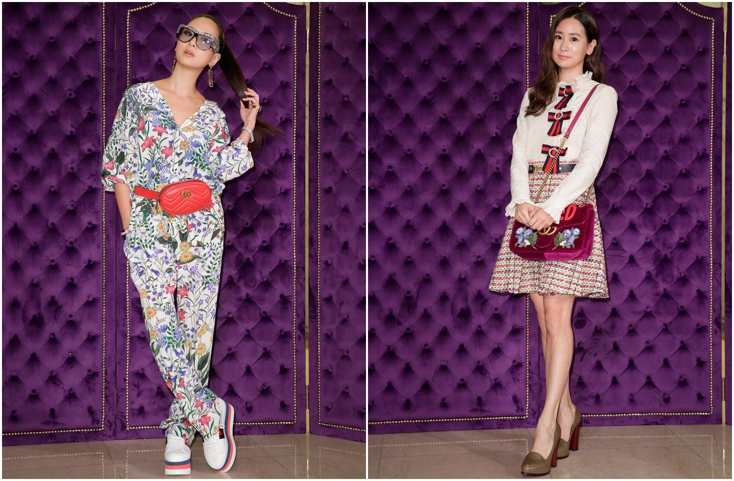 孫芸芸以50年代復古風造型出席派對。