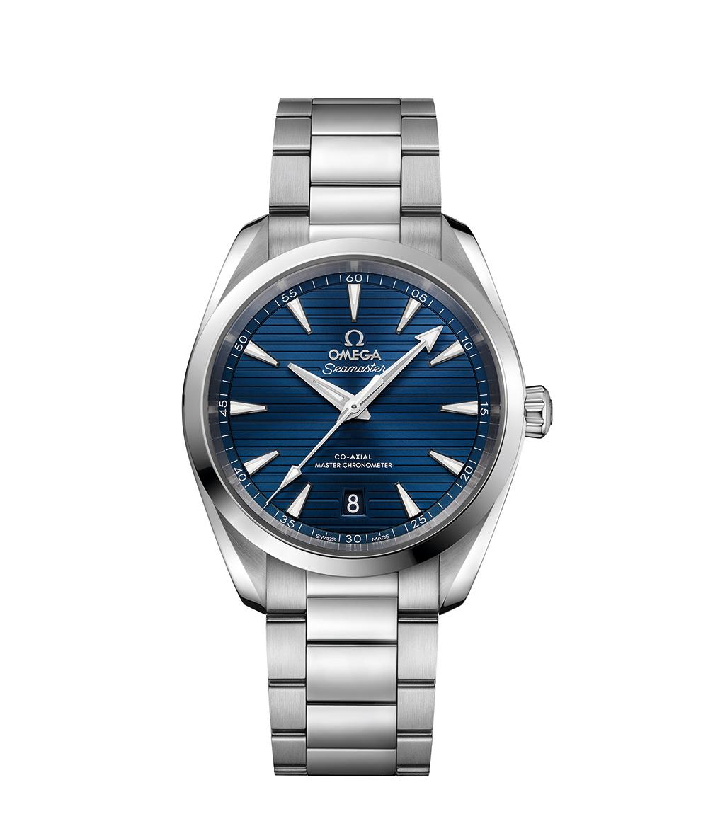 海馬Aqua Terra Master Chronometer腕錶，38mm不鏽鋼錶殼，定價NT$180,200。
