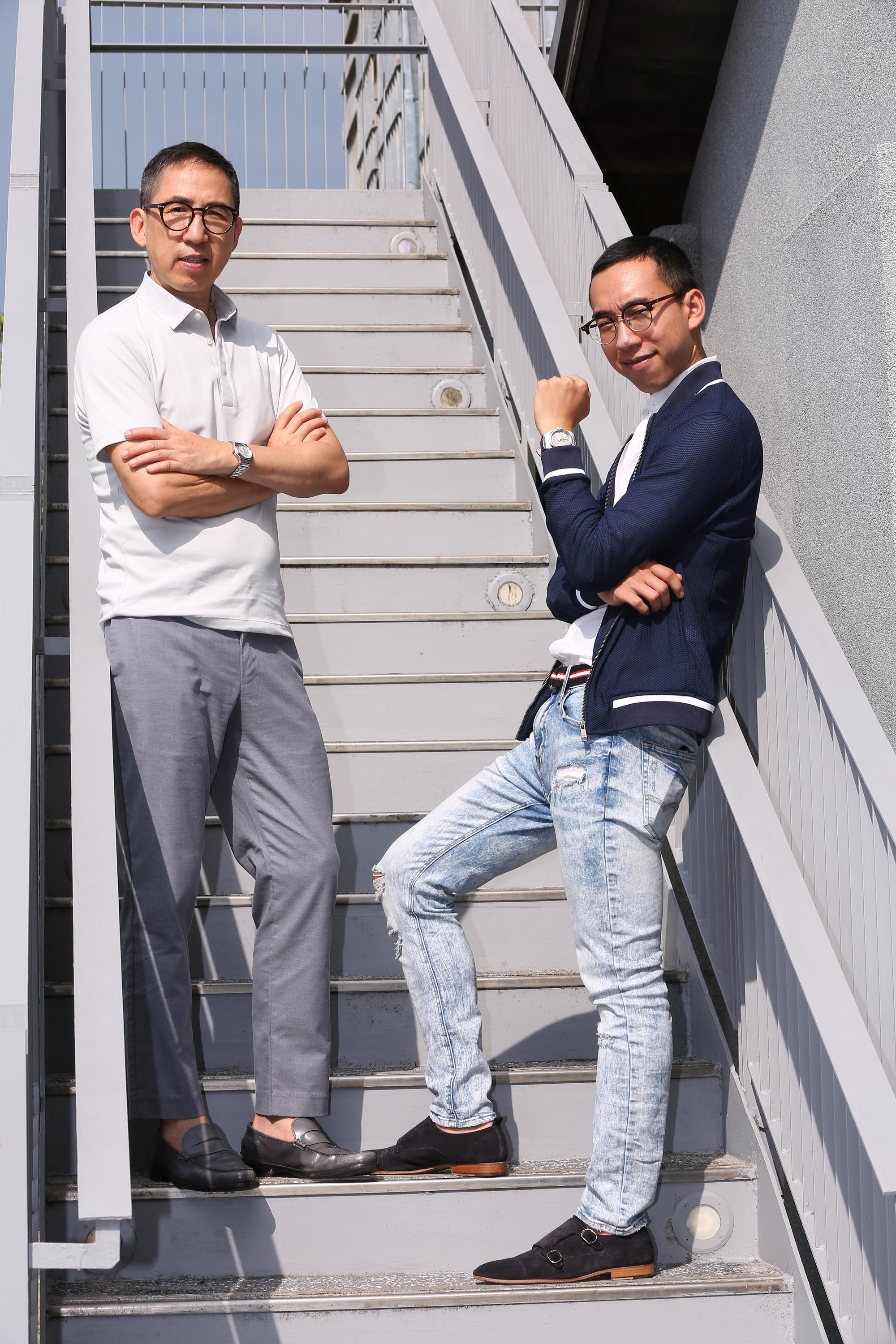 張堅庭父子為錶商拍微電影,儘管一起工作,當爸爸的也會尊重兒子的導演身分,不作干預。