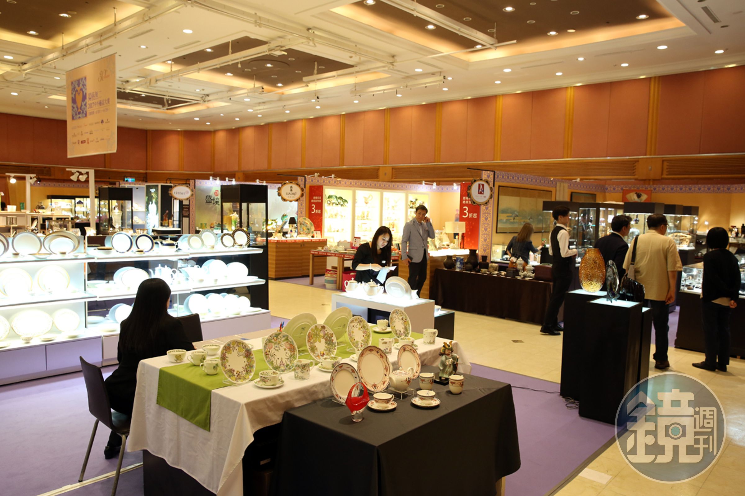 太平洋SOGO近期推出中外藝品展，共聚集10家廠商、20多個品牌。