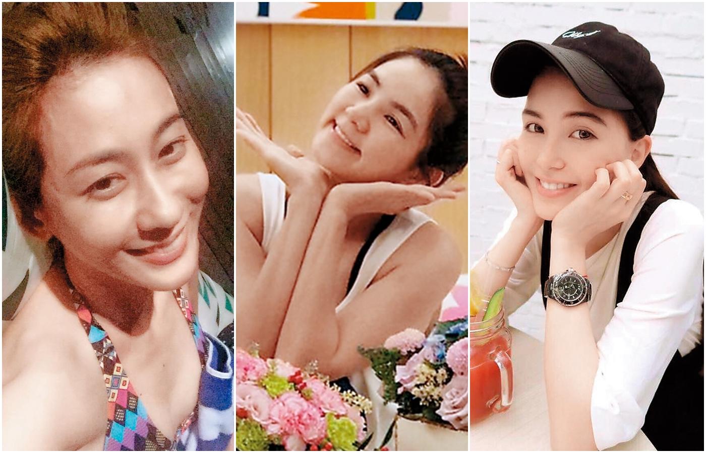 星媽咪重金做月子。圖為林利霏、Ella和昆凌(左起)。