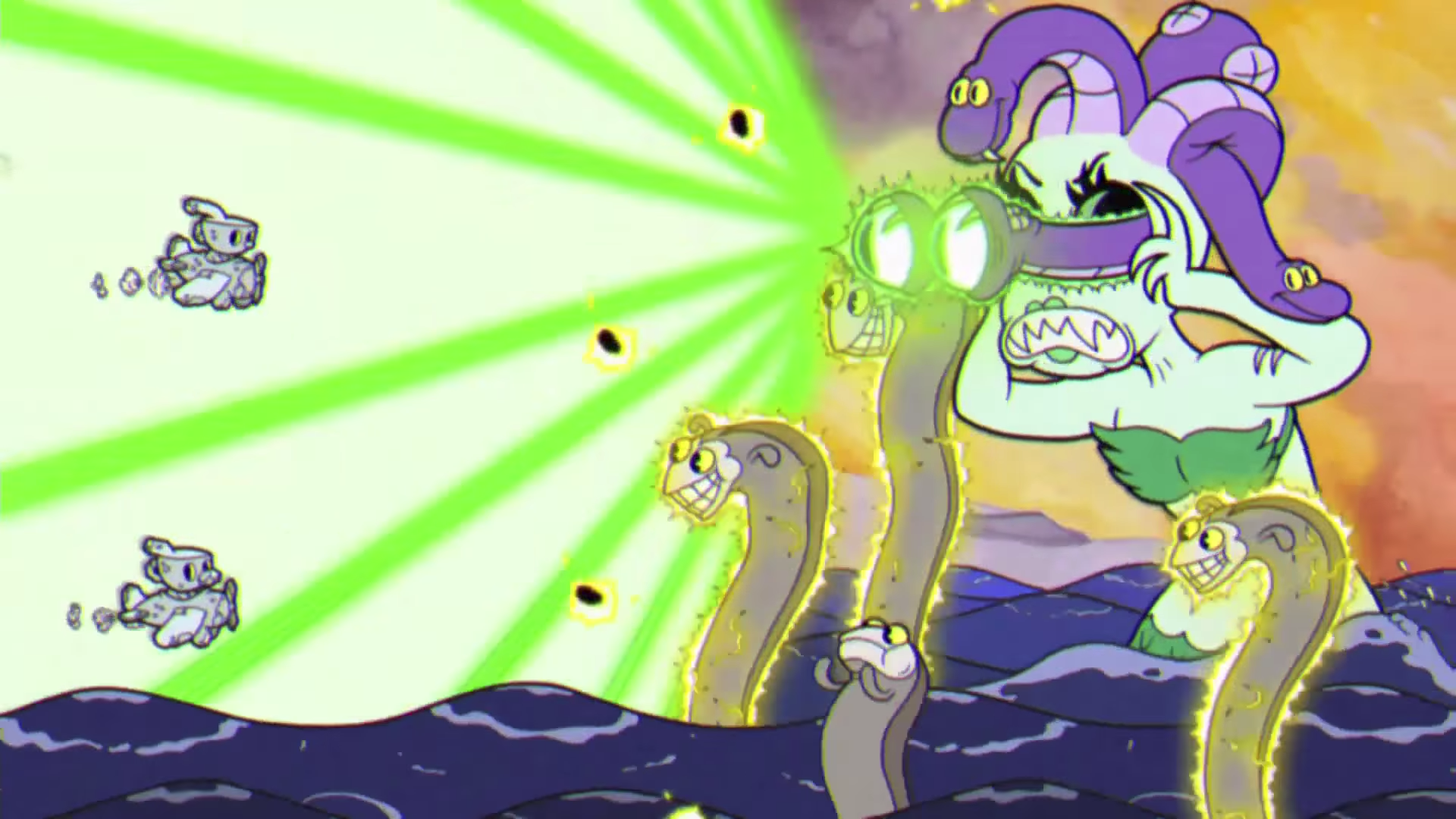 滿滿復古風的《Cuphead》，相信能滿足不少經典卡通迷！（圖片來源：發表會直播畫面）