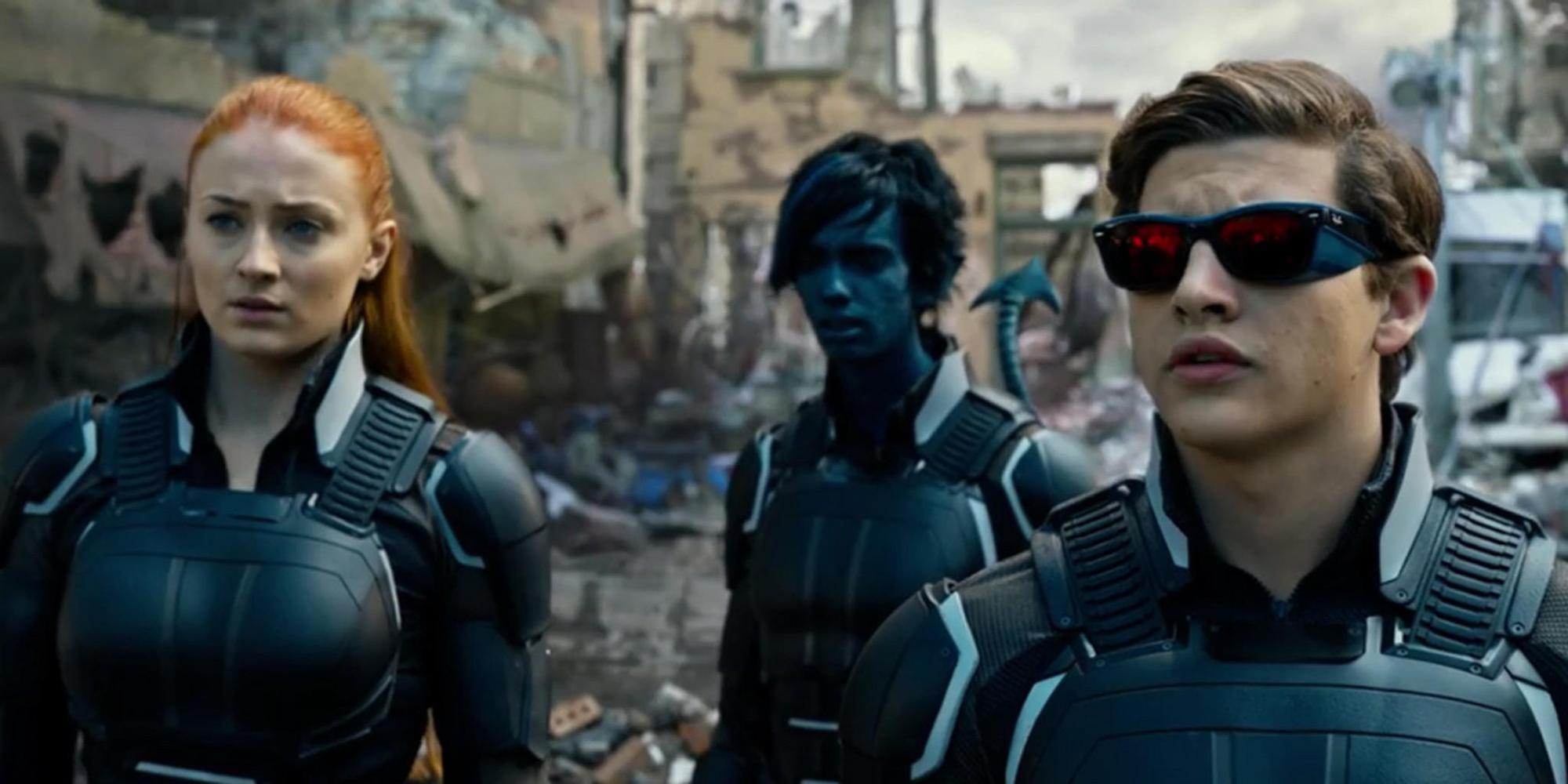 《Dark Phoenix》主要劇情將會集中在蘇菲透納飾演的琴葛雷黑化過程,《天啟》登場的藍惡魔和獨眼龍也會演出。(網路圖片)