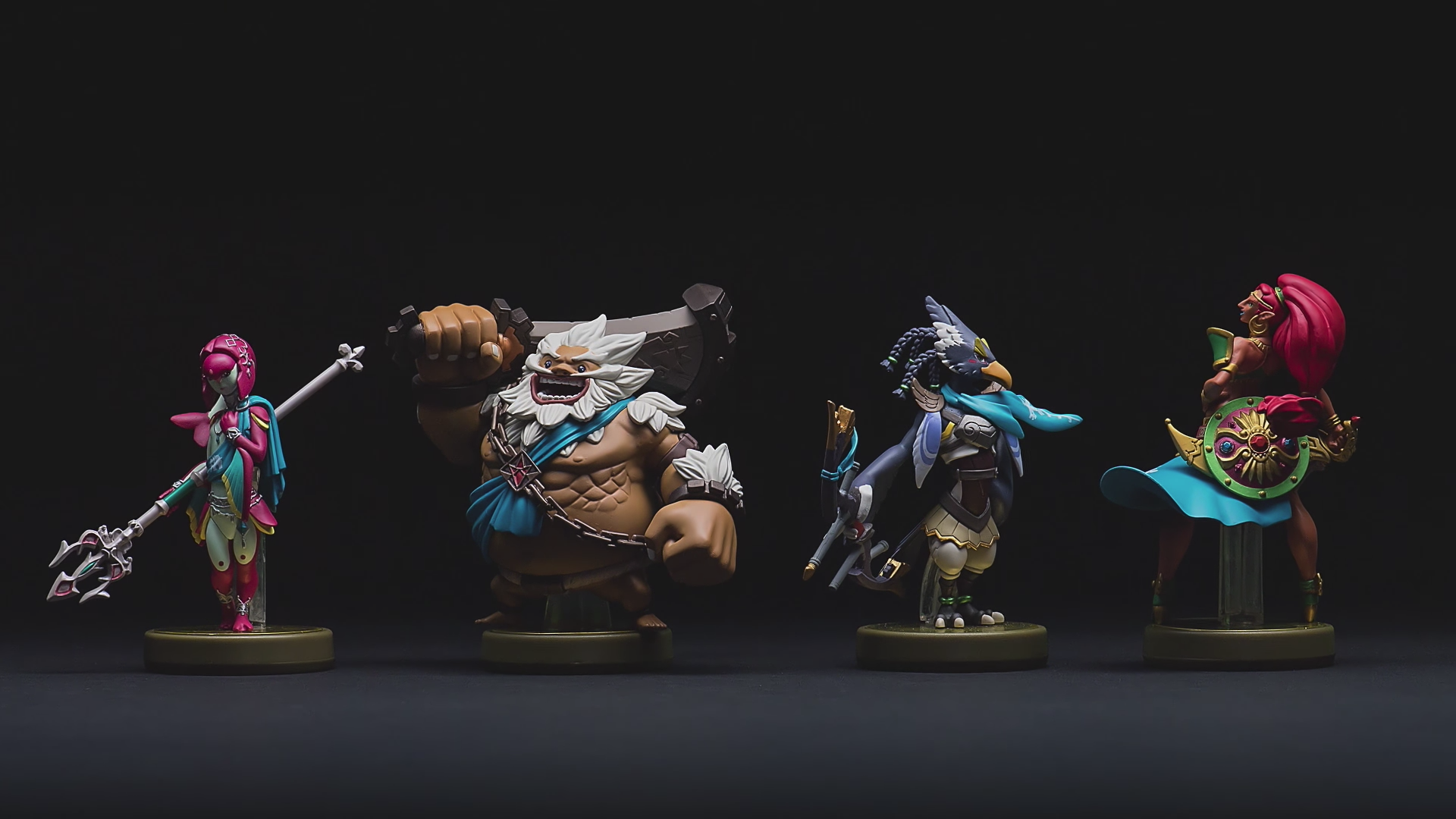 四英傑造型的 Amiibo 會在遊戲中分別提供哪些道具呢？真叫人期待呀！（圖片來源：發表會直播畫面）