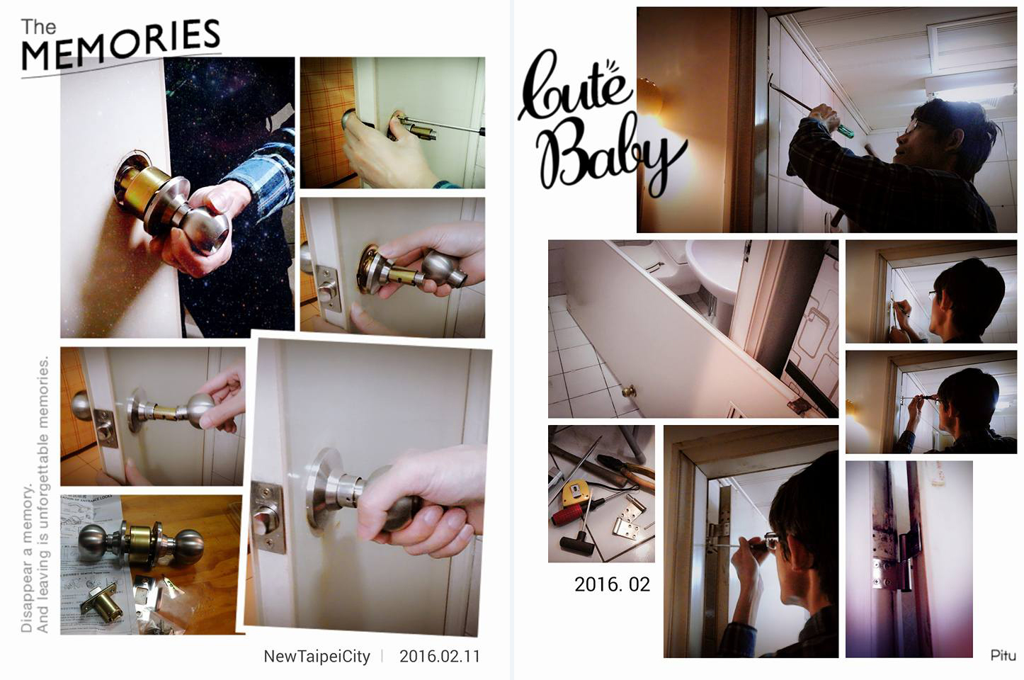 蔡志雄從小就跟在水電工父親身旁當小跟班、小助手，所以學會一身修水電的工夫。