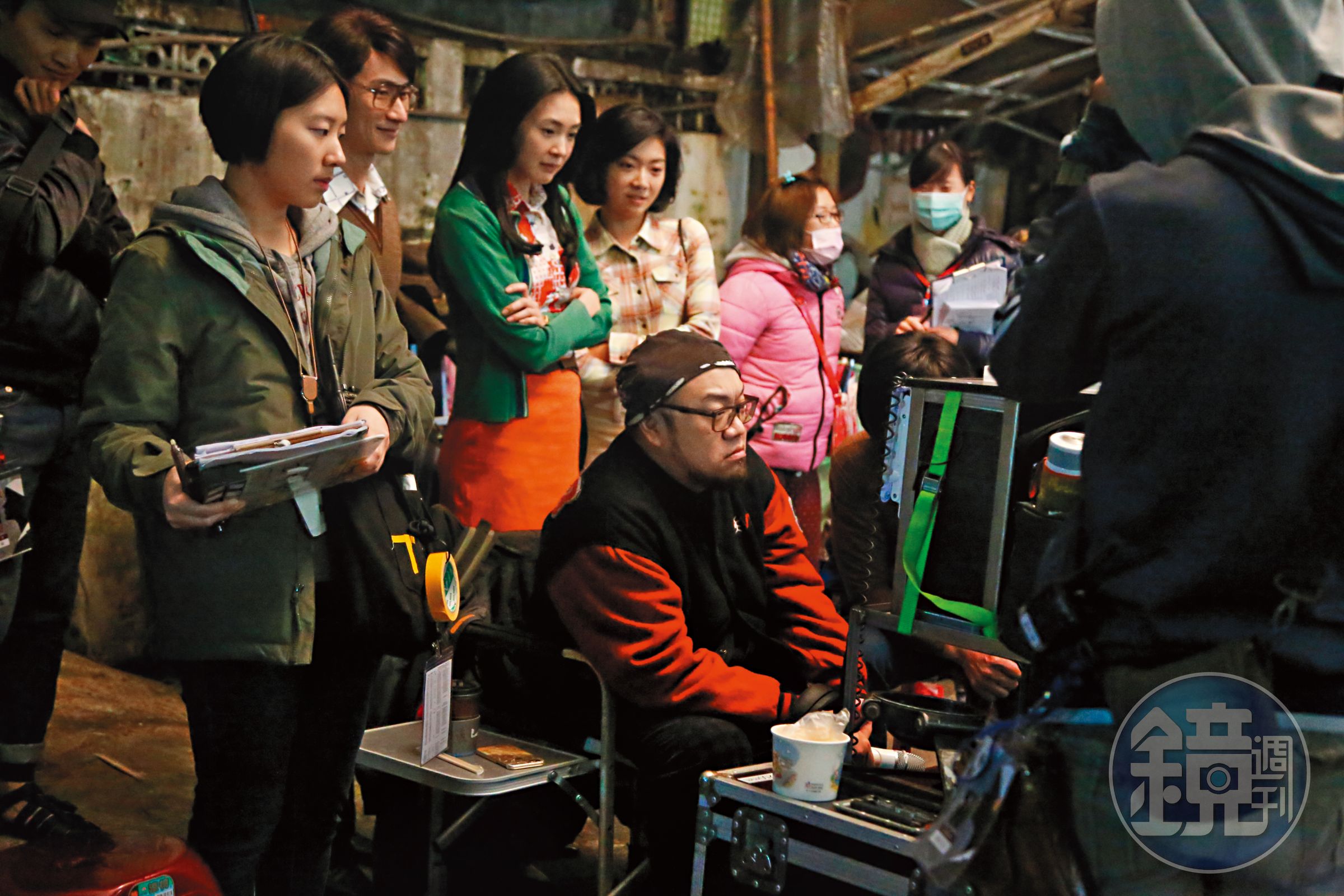天倫（前）願意提高成本拍出好作品，光《外鄉女》的前置作業就投入了大半年。（青睞提供）