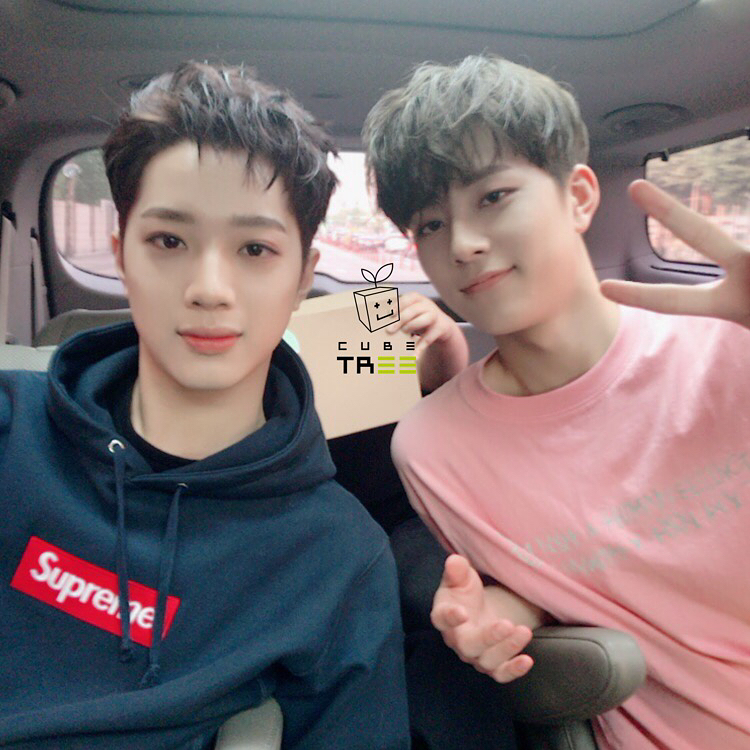 在韓國當了6個月的練習生，16歲台灣男孩賴冠霖（左）成功出道。