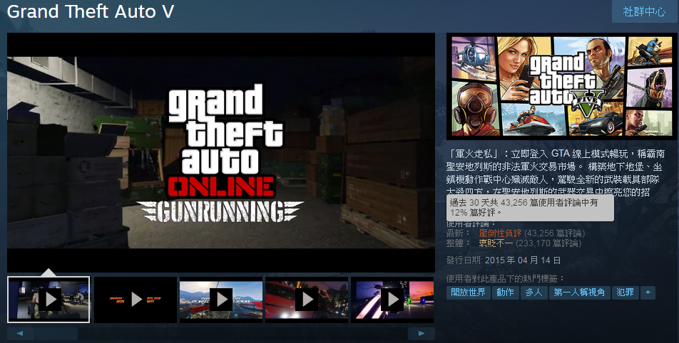 《俠盜獵車手V》終於要卯起來掃外掛，但目前看來不太妙呢。（翻攝自Steam）