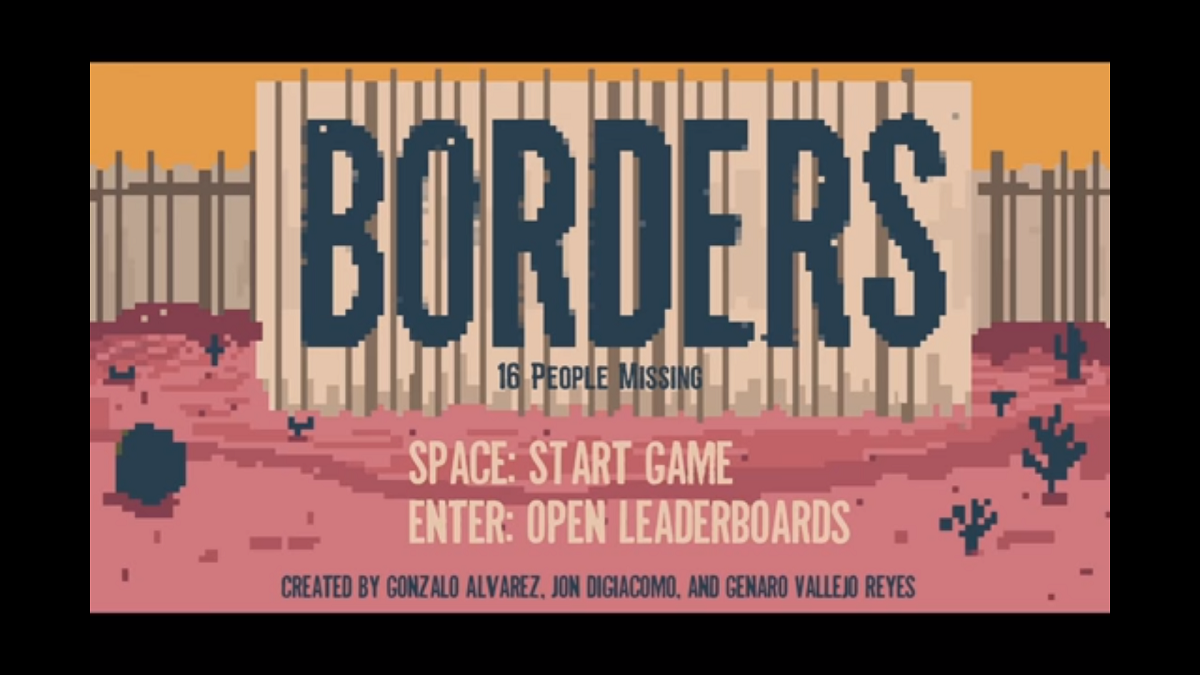 現實世界影響遊戲，遊戲也能改變世界。（《邊界》遊戲畫面）