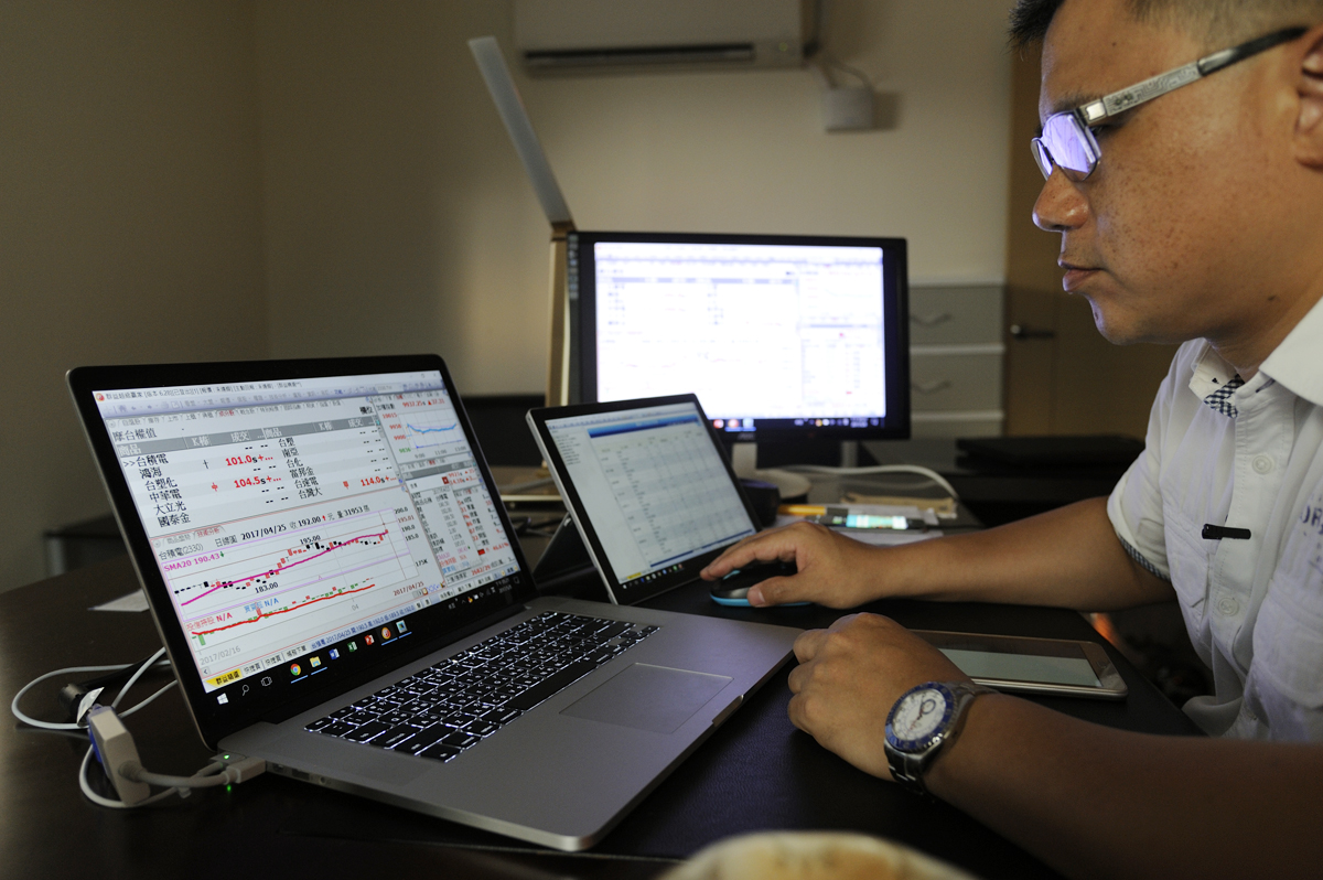 謝晨彥花大把時間不斷精進選股模式。