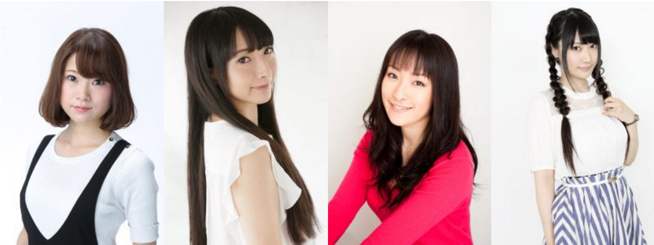 請來遊戲聲優，優木加奈「亞里莎」（精靈）、石上靜香」「艾莉卡」（皇家護衛）、佐倉薰「伊莎貝爾」（巫師）和遊戲內聲優植田佳奈。（圖／rage-esports官網）