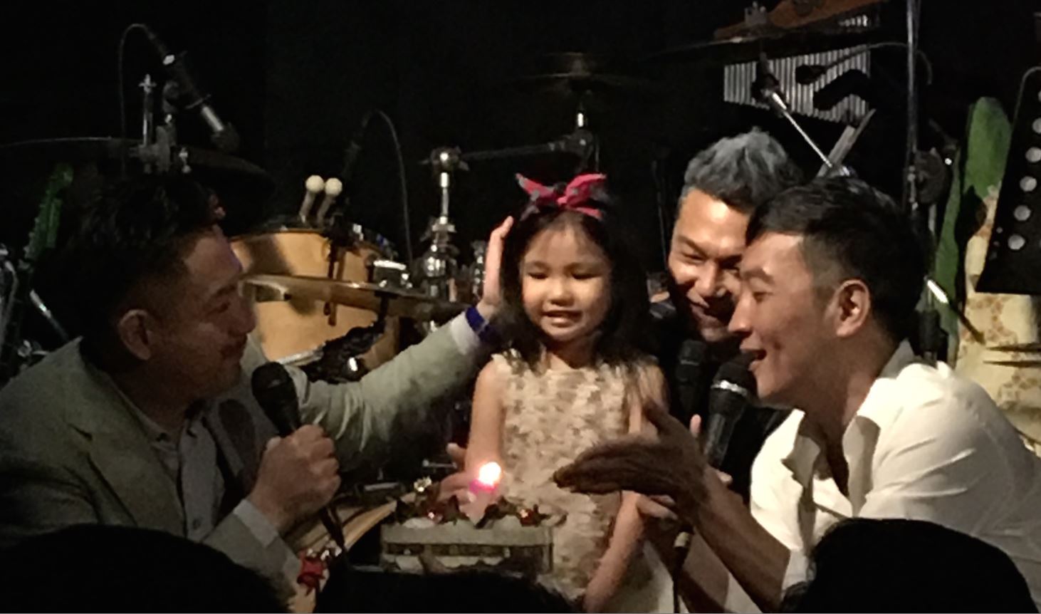 于冠華的「老鬼團」日前在台北開唱，還有5歲小歌迷捧場。