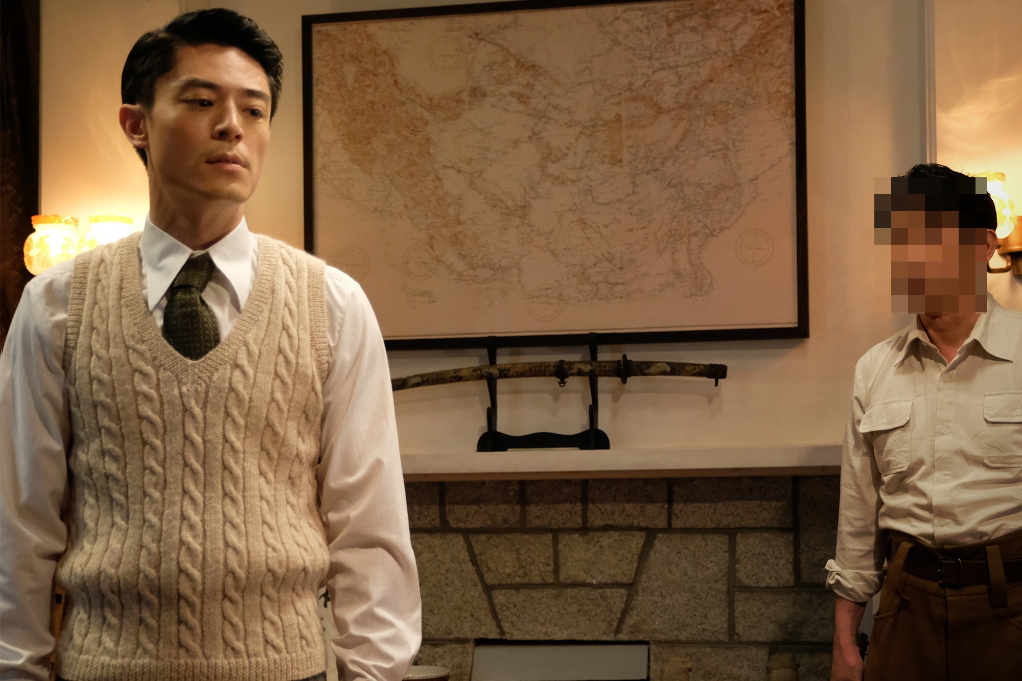 霍建華（左）與永瀨正敏在片中亦敵亦友，有大量對手戲。