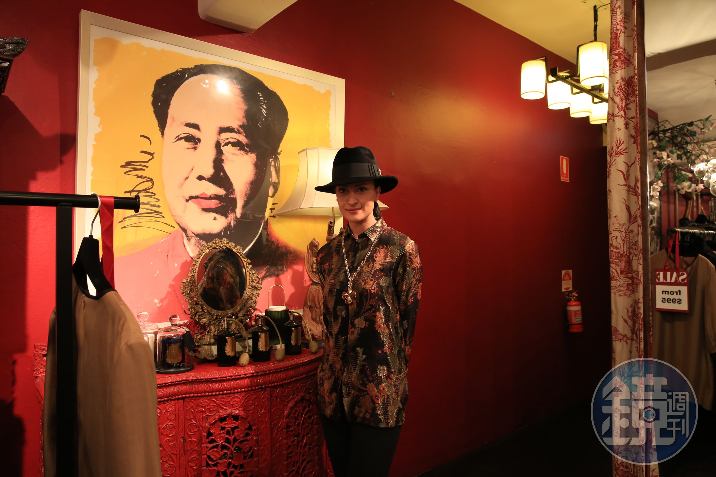 墨爾本市區有許多很耐逛的小店，還有帥氣女店員與毛澤東畫像。