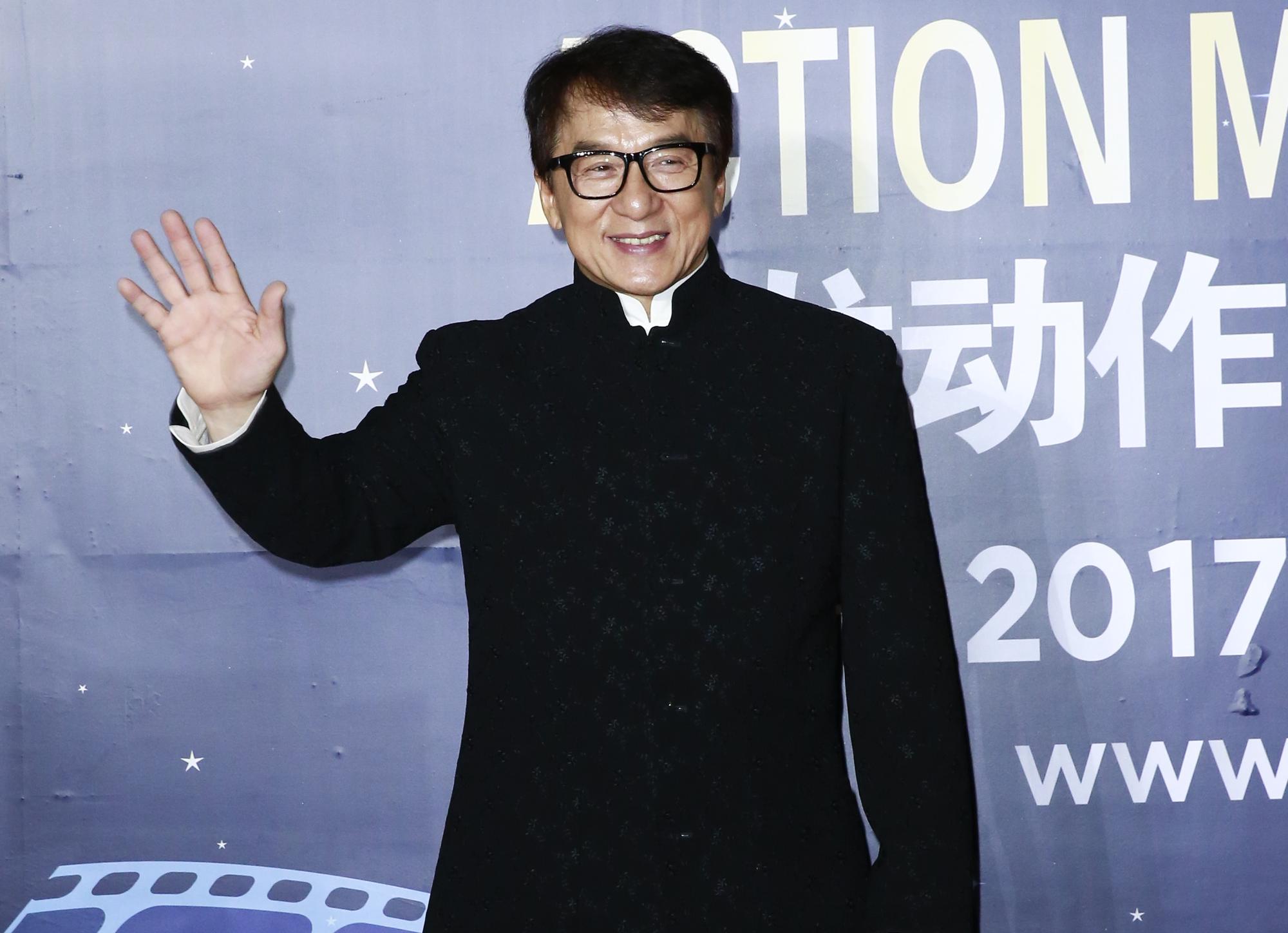 成龍22日出席「成龍動作電影週之夜」活動。