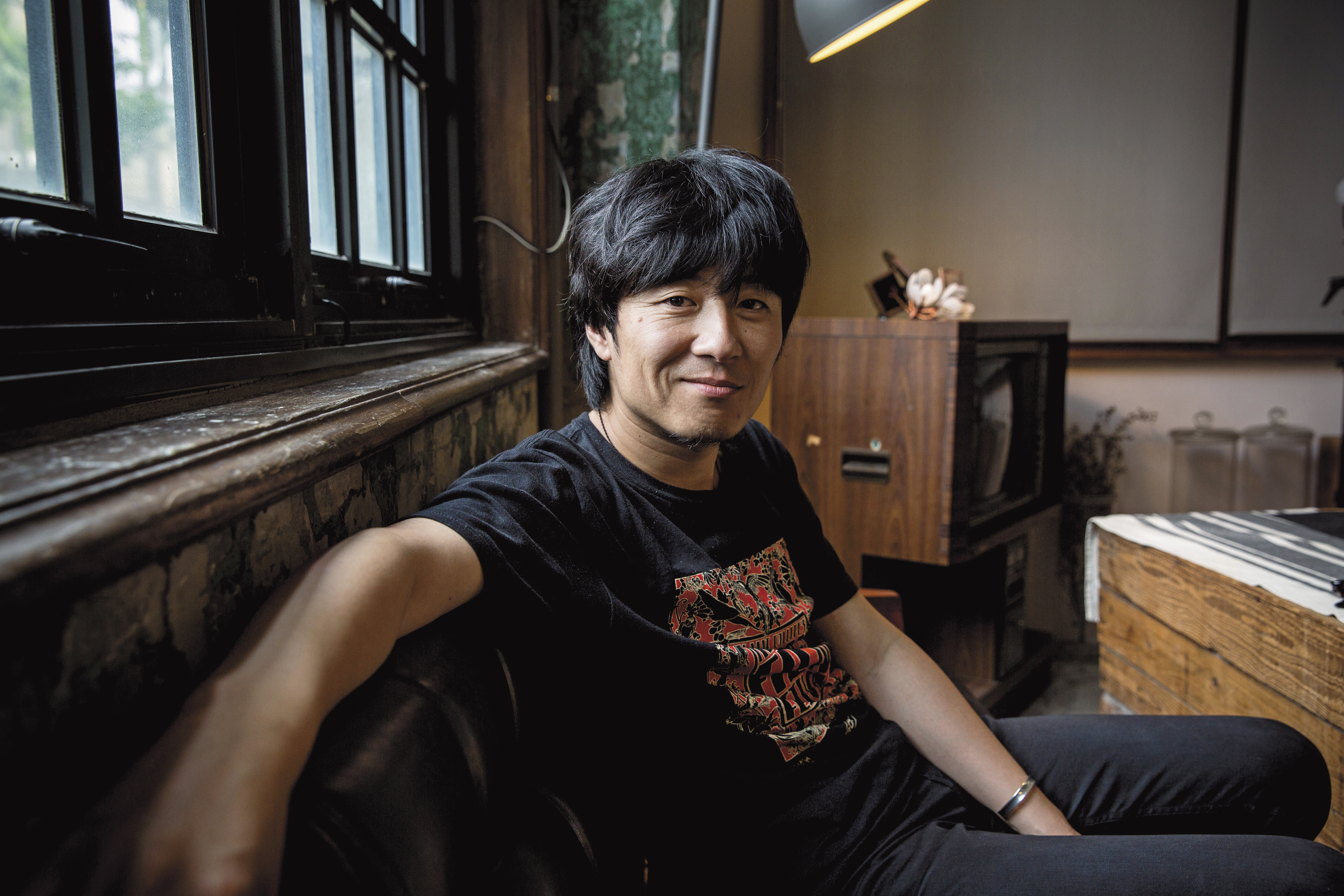 張大磊極隨性，十多天的台灣行沒安排太多事，他說喜歡在台北隨意亂走，尤其愛逛書店。