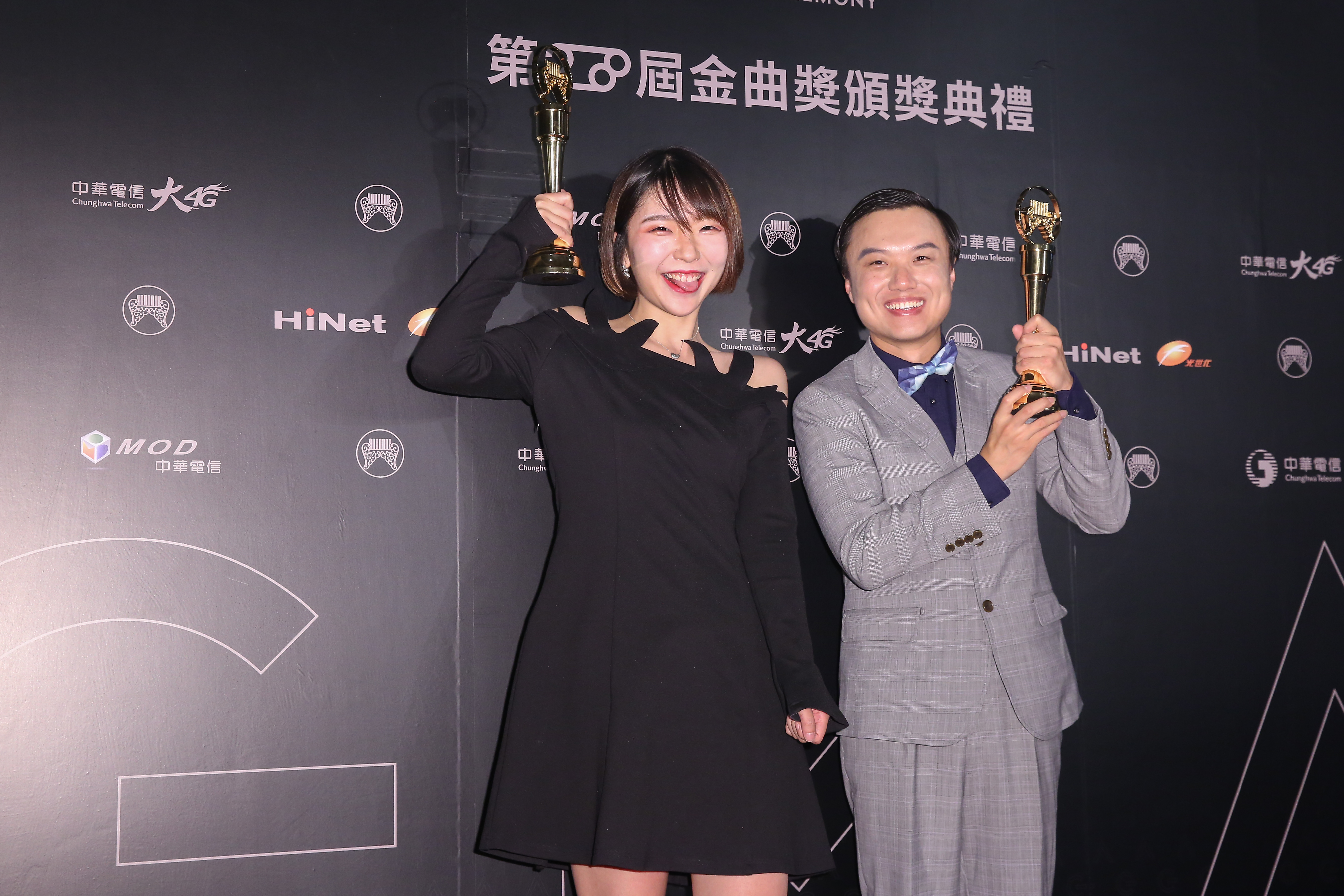 Mr.Miss勇奪最佳演唱組合獎，他們是來自於中國大陸的一組人聲爵士樂組合。