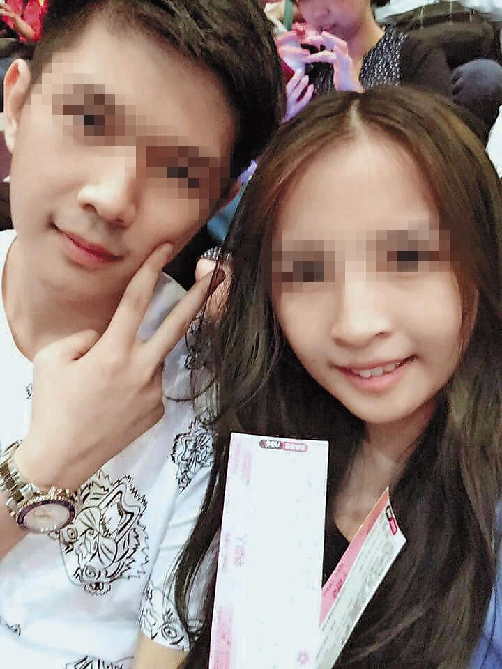 尹守騰（左）和黃婉茹（右）交往3年，尹男還拉女友加入運彩分析公司，最終共赴黃泉。（翻攝自黃婉茹臉書）
