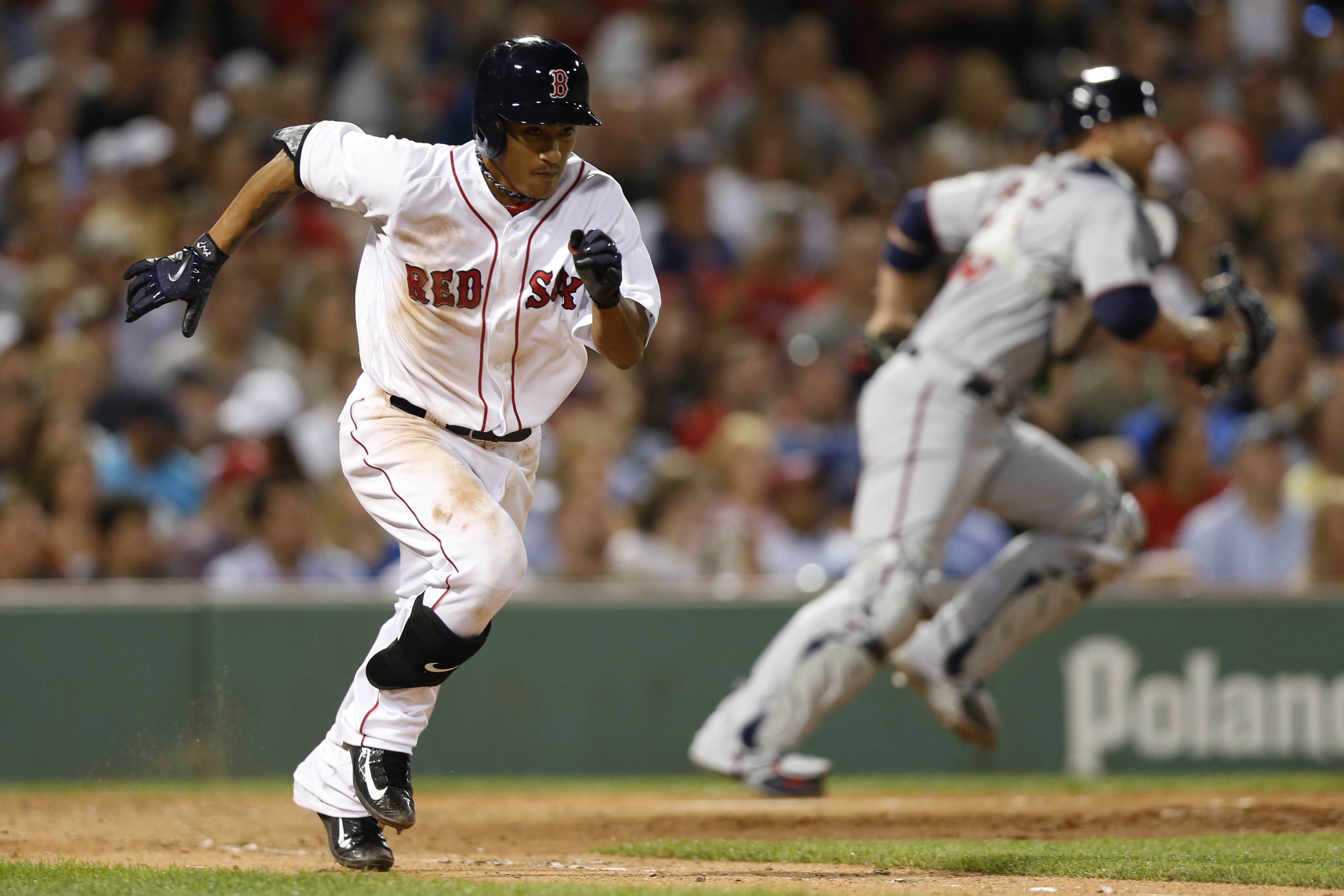 林子偉的跑壘速度好，應多練習觸擊。