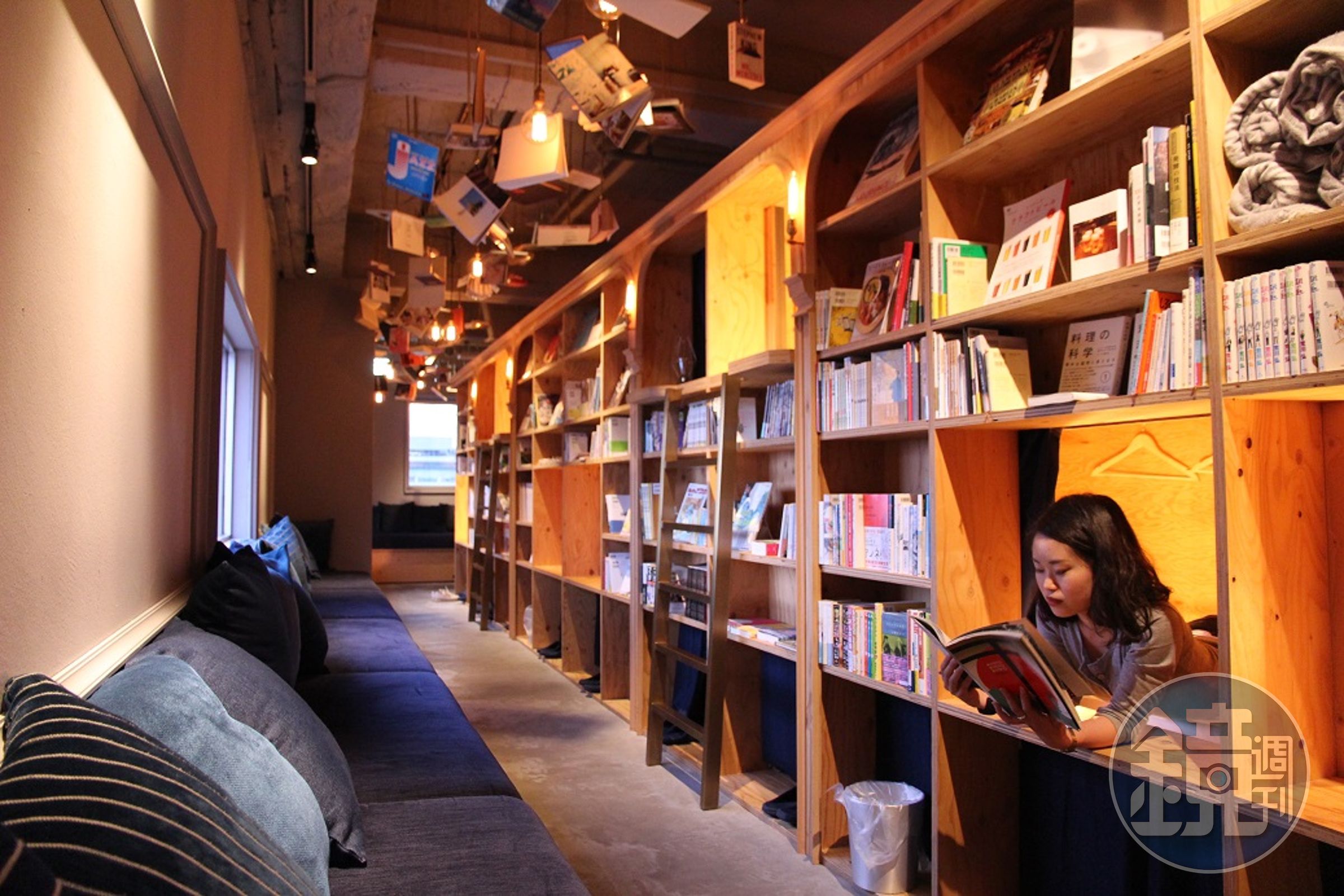 京都的書店旅館，睡在裡面可以被3千多本書包圍。