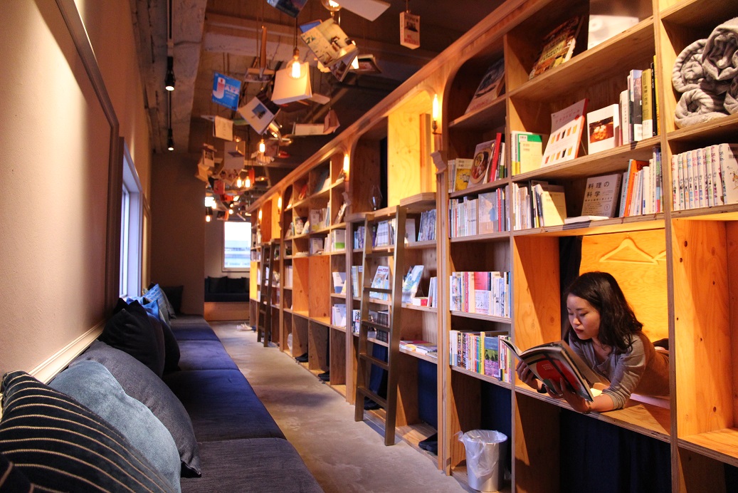 京都的書店旅館，睡在裡面可以被3千多本書包圍。