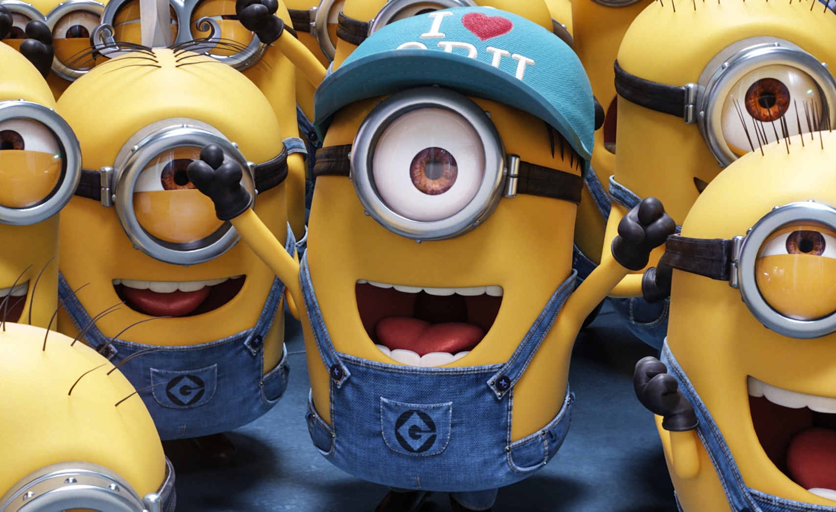 講話永遠都是嘰嘰呱呱的小小兵跟著《神偷奶爸》大受歡迎。（UIP提供）