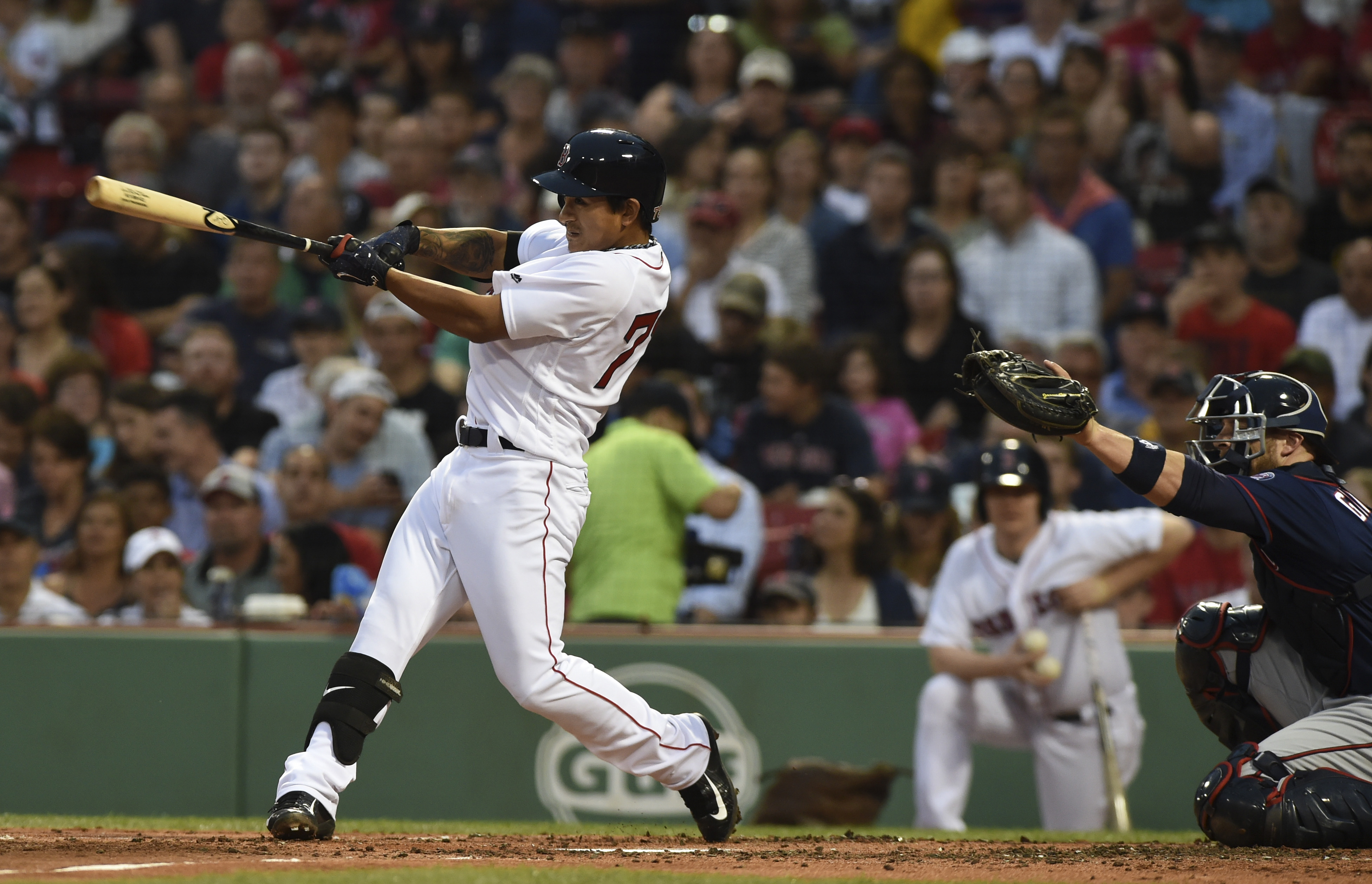 林子偉不是長打型的打者，他有選球的耐性、不輕易追打壞球，這在年輕打者中相當難得。