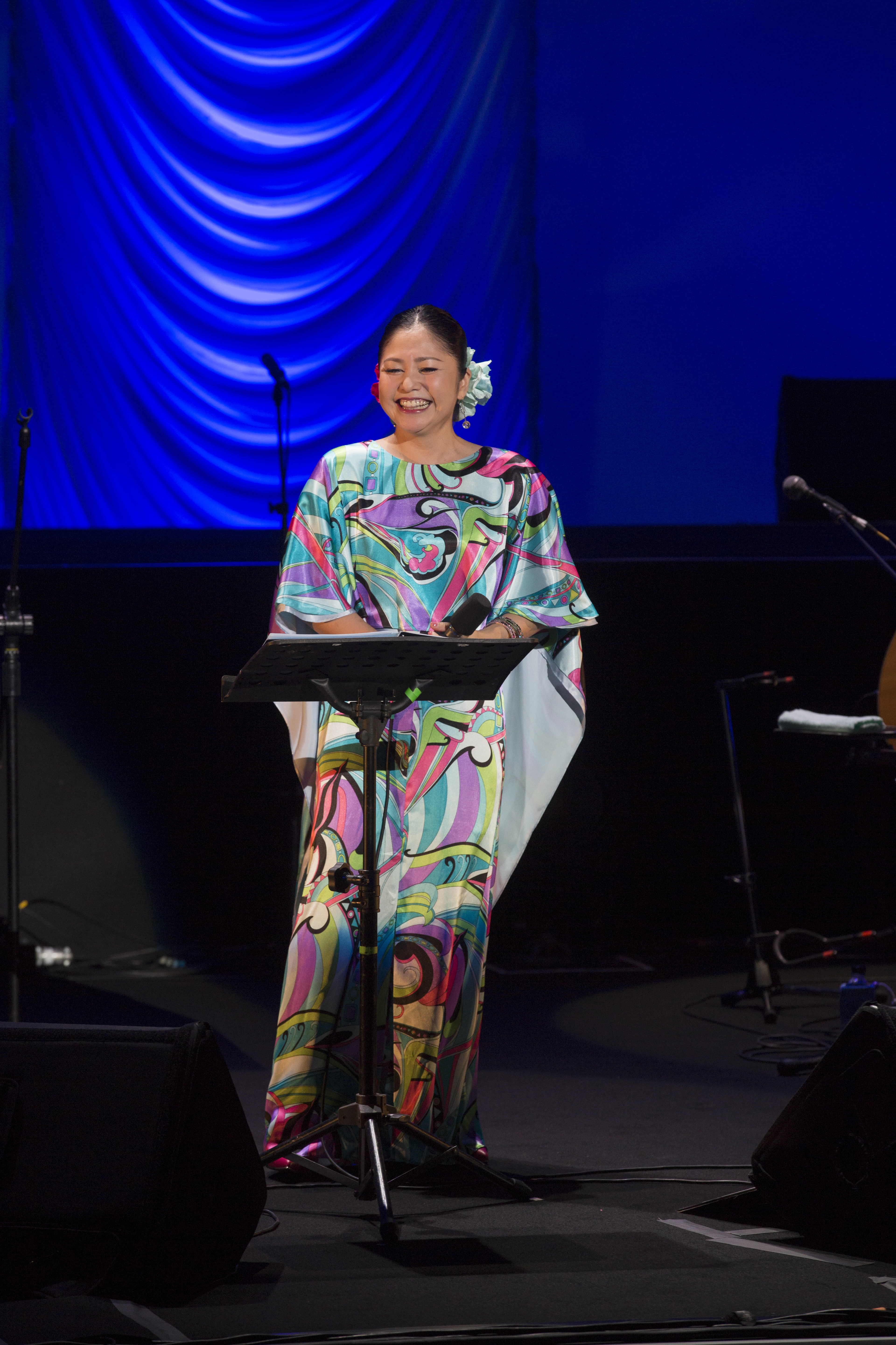 夏川里美一口氣飆唱5首中文歌曲,〈沒那麼簡單〉讓她直呼真的很難。