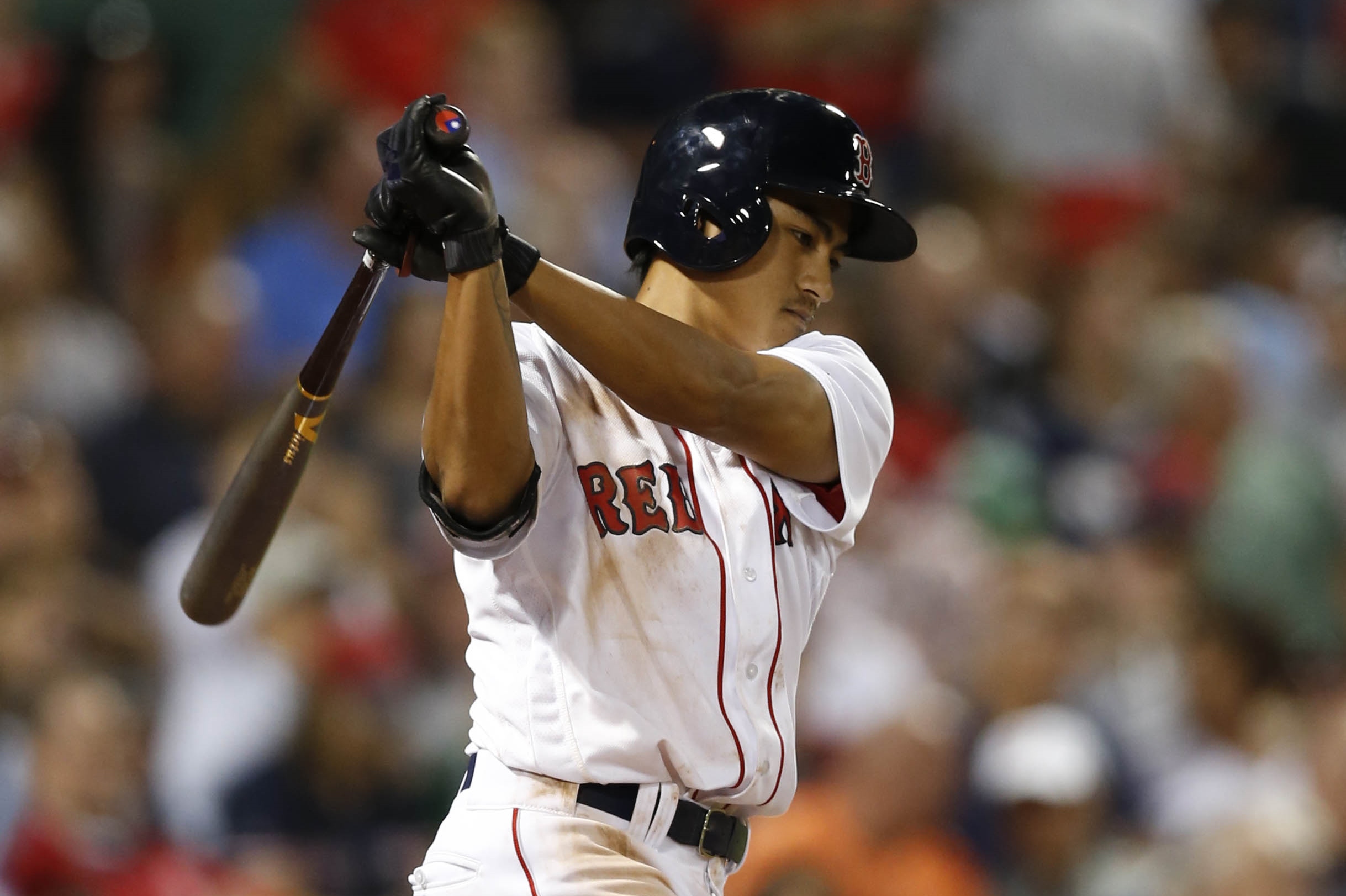 林子偉生涯前3支安打，除了進壘點都座落在那區塊附近之外，而且3球都是速球。